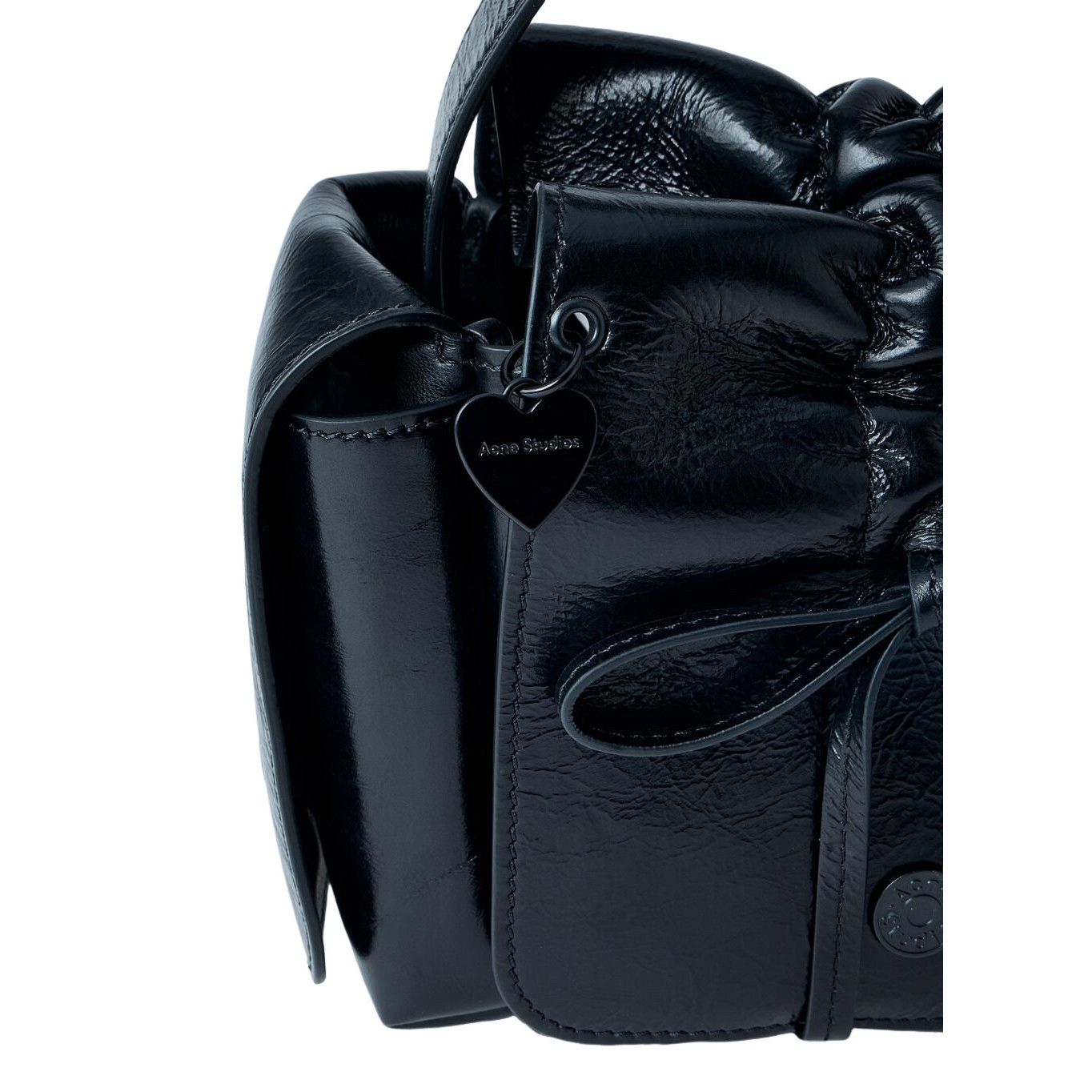 Acne Studios ACNE STUDIOS Multipocket Black Leather Shoulder Bag New Size ONE SIZE - 3 Thumbnail