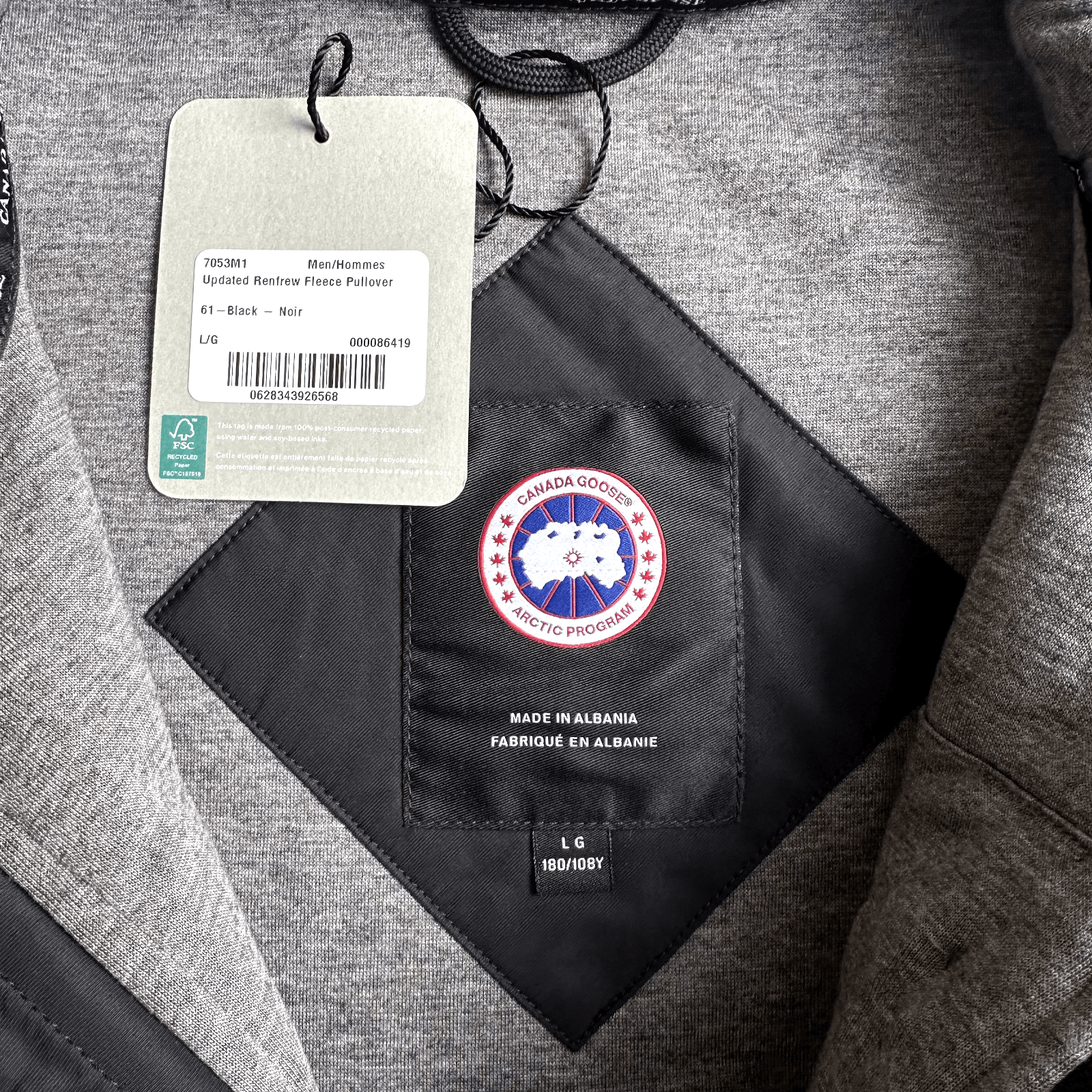 Canada Goose Canada Goose Updated Renfrew Fleece Pullover Black Size Lar Size US L / EU 52-54 / 3 - 5 Thumbnail