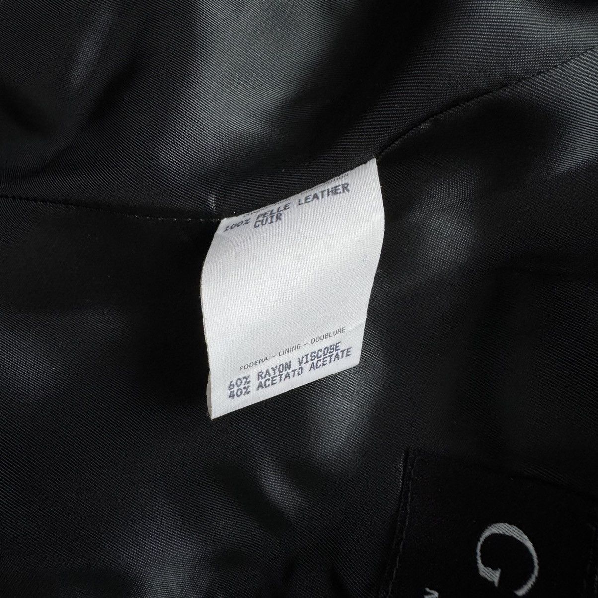 Gucci Gucci By Tom Ford FW1997 Black Leather Blazer Size M / US 6-8 / IT 42-44 - 11 Thumbnail