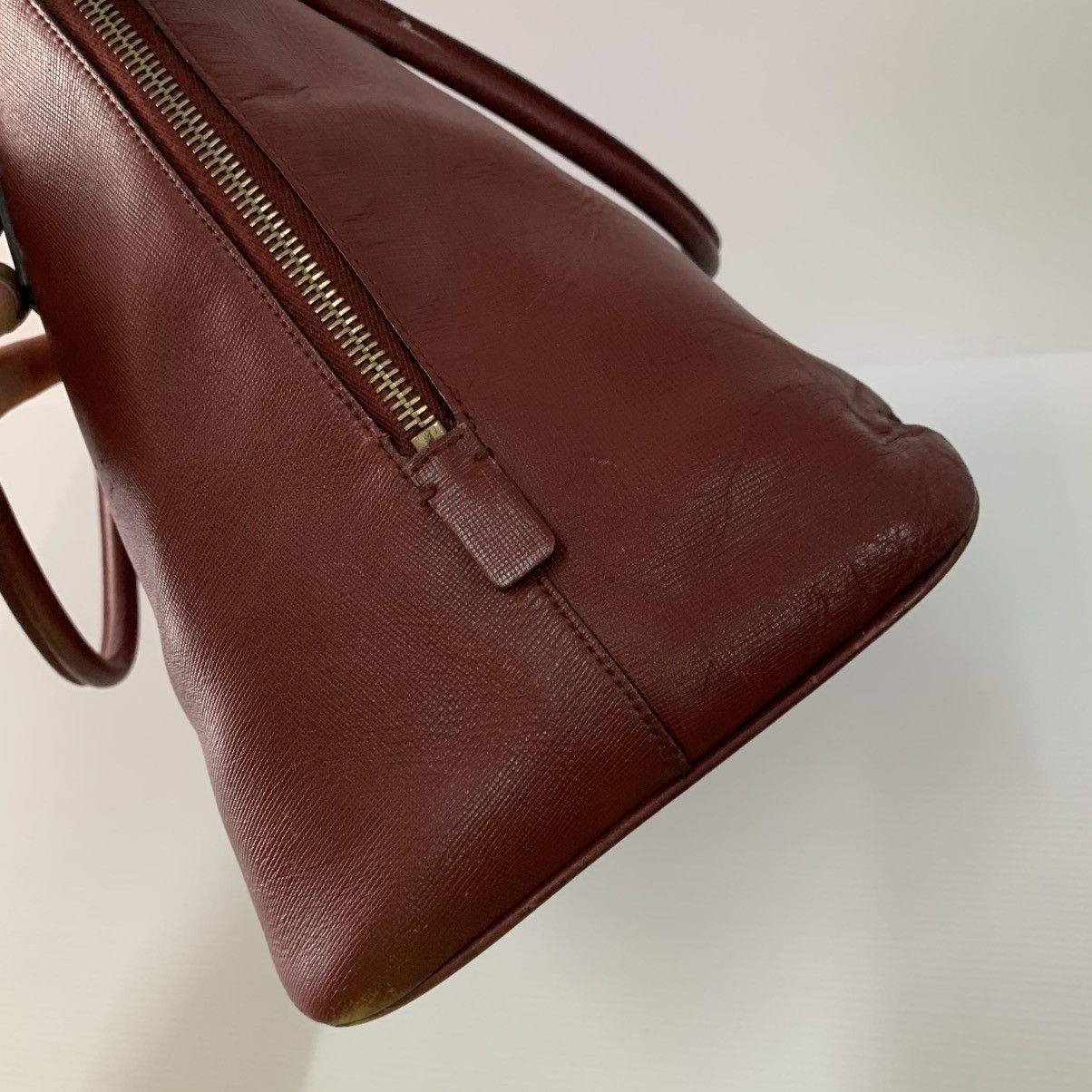 Prada Prada Alma Leather Handbag Size ONE SIZE - 14 Thumbnail