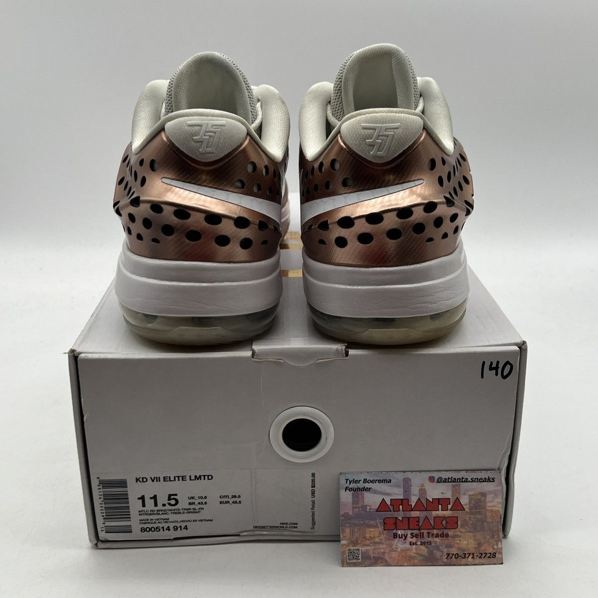Nike Kd 7 elite eybl Size US 11.5 / EU 44-45 - 3 Thumbnail