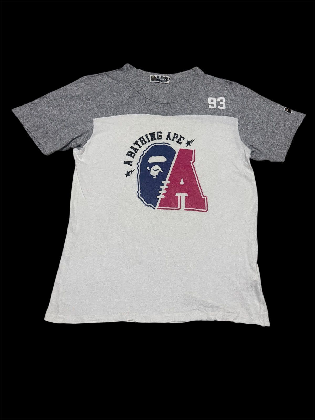 Bape Bape “College” Iconic Ape Head Logo Theme Shirt Size US M / EU 48-50 / 2 - 2 Thumbnail