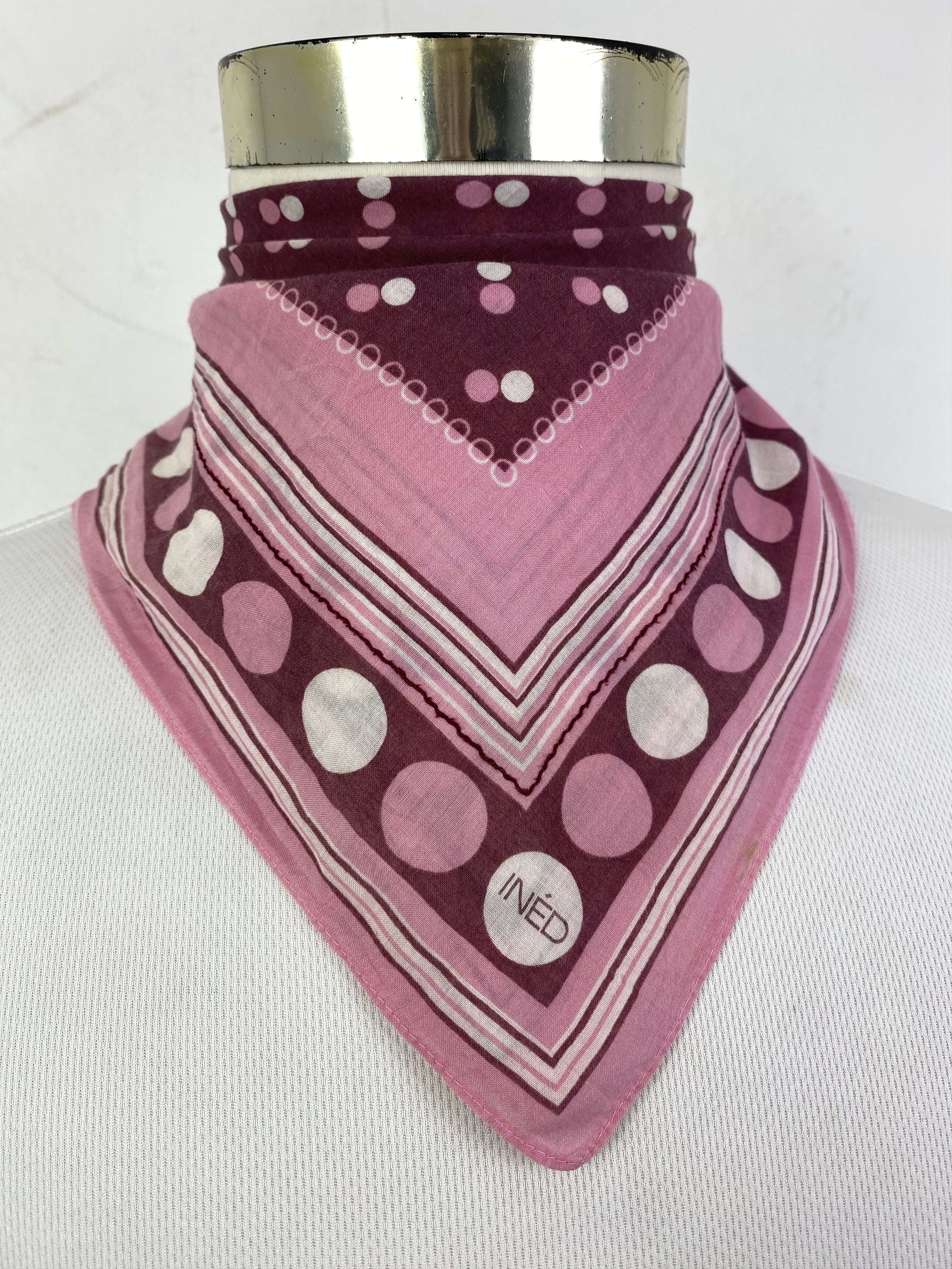 Yohji Yamamoto Vintage Ined Handkerchief / Neckerchief / Bandana HKC0838 Size ONE SIZE - 2 Thumbnail