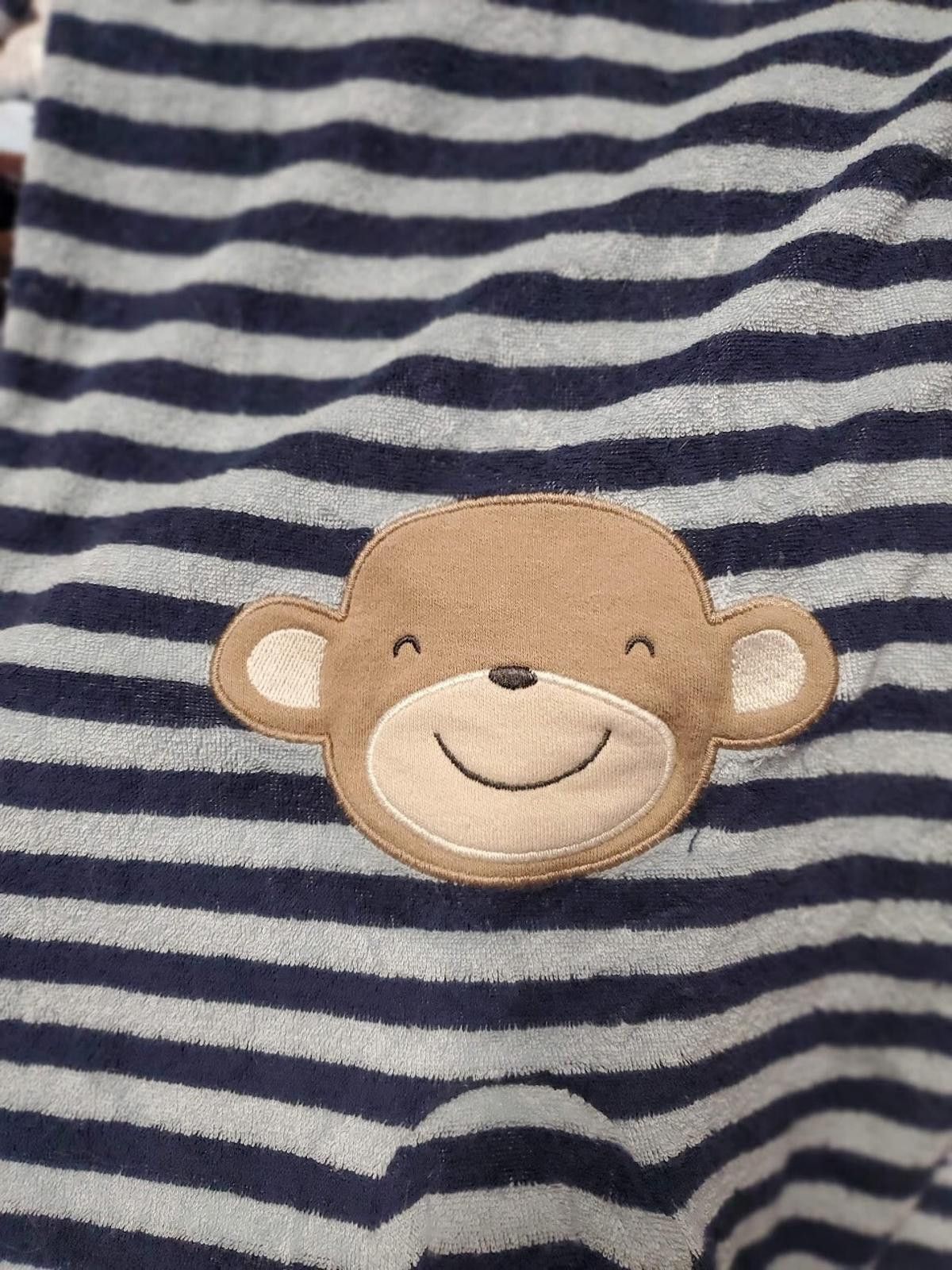 Designer Carter's Boys Infant 6 Months Footed Outfit Cute Monkey Feet Size ONE SIZE - 2 Thumbnail