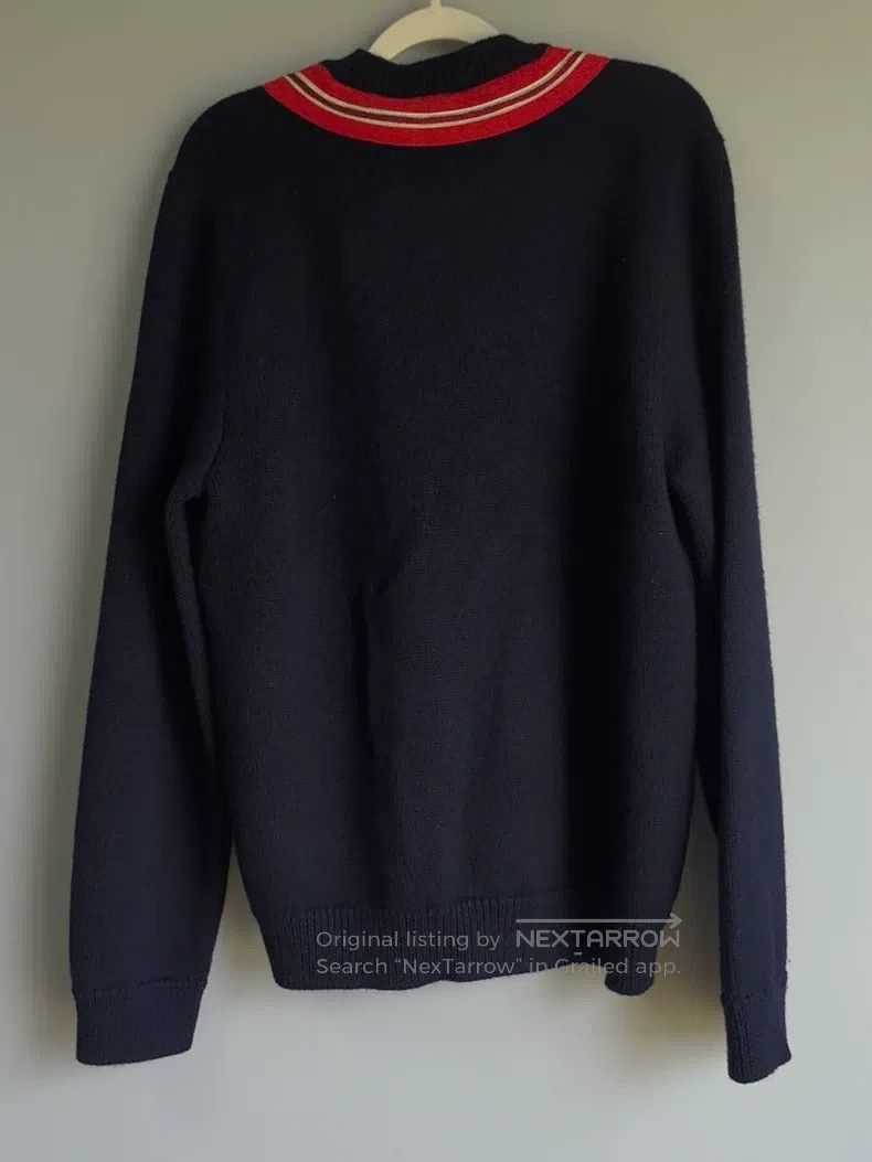 Gucci Gucci Embroidered little bee V-neck knitted sweater Size US M / EU 48-50 / 2 - 2 Thumbnail