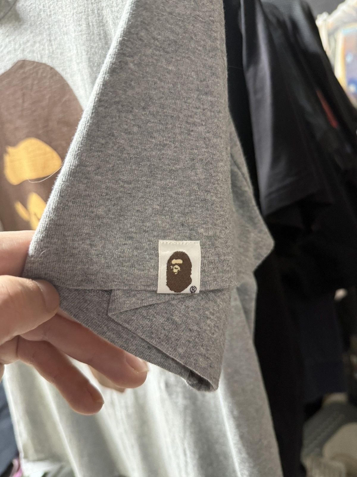 Bape Bape Head Grey T-Shirt A Bathing Ape Tee Size Fits Medium Size US M / EU 48-50 / 2 - 6 Thumbnail