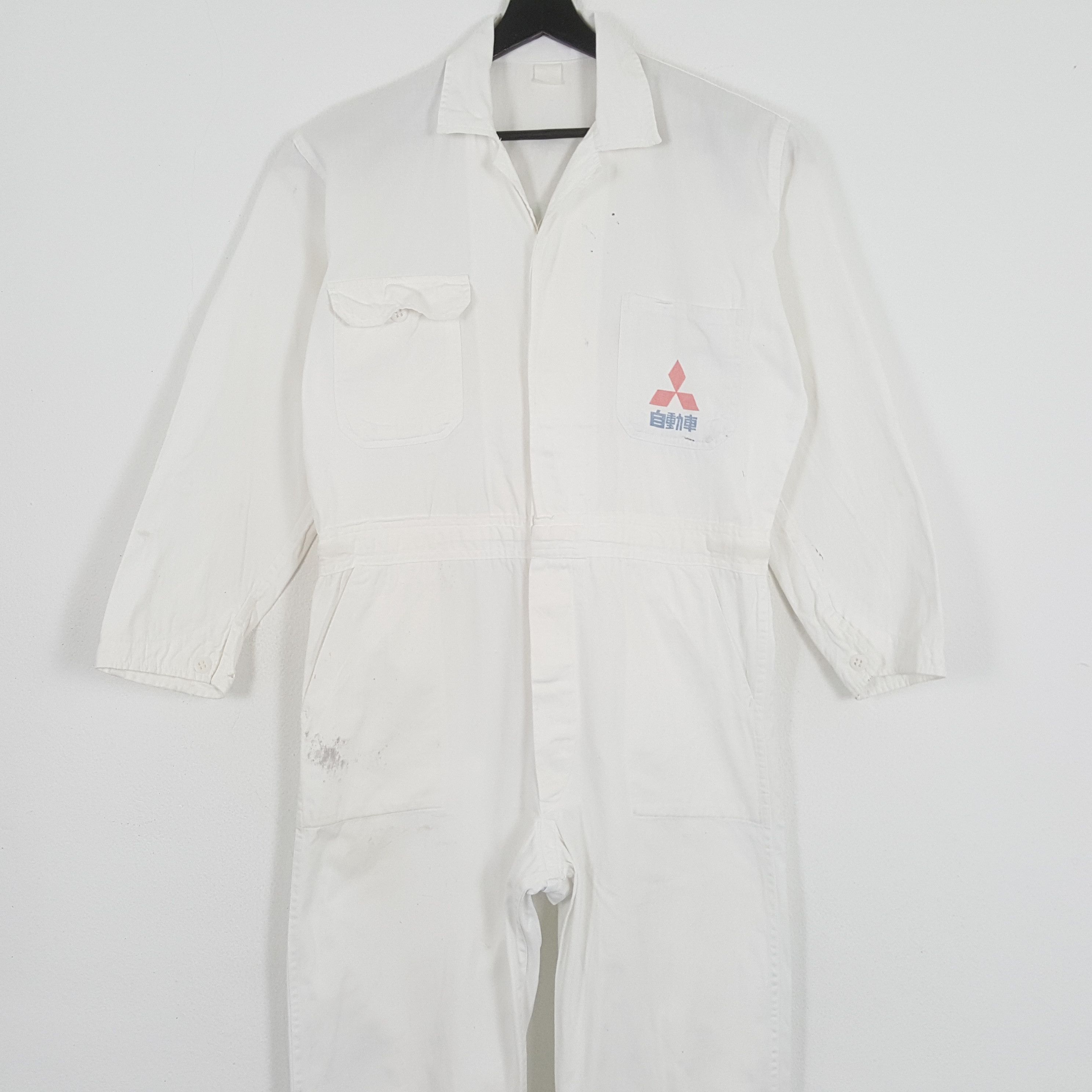 Japanese Brand × Vintage MITSUBISHI RALLI ART Workwear Style Custom Coverall Jacket Size US M / EU 48-50 / 2 - 5 Thumbnail