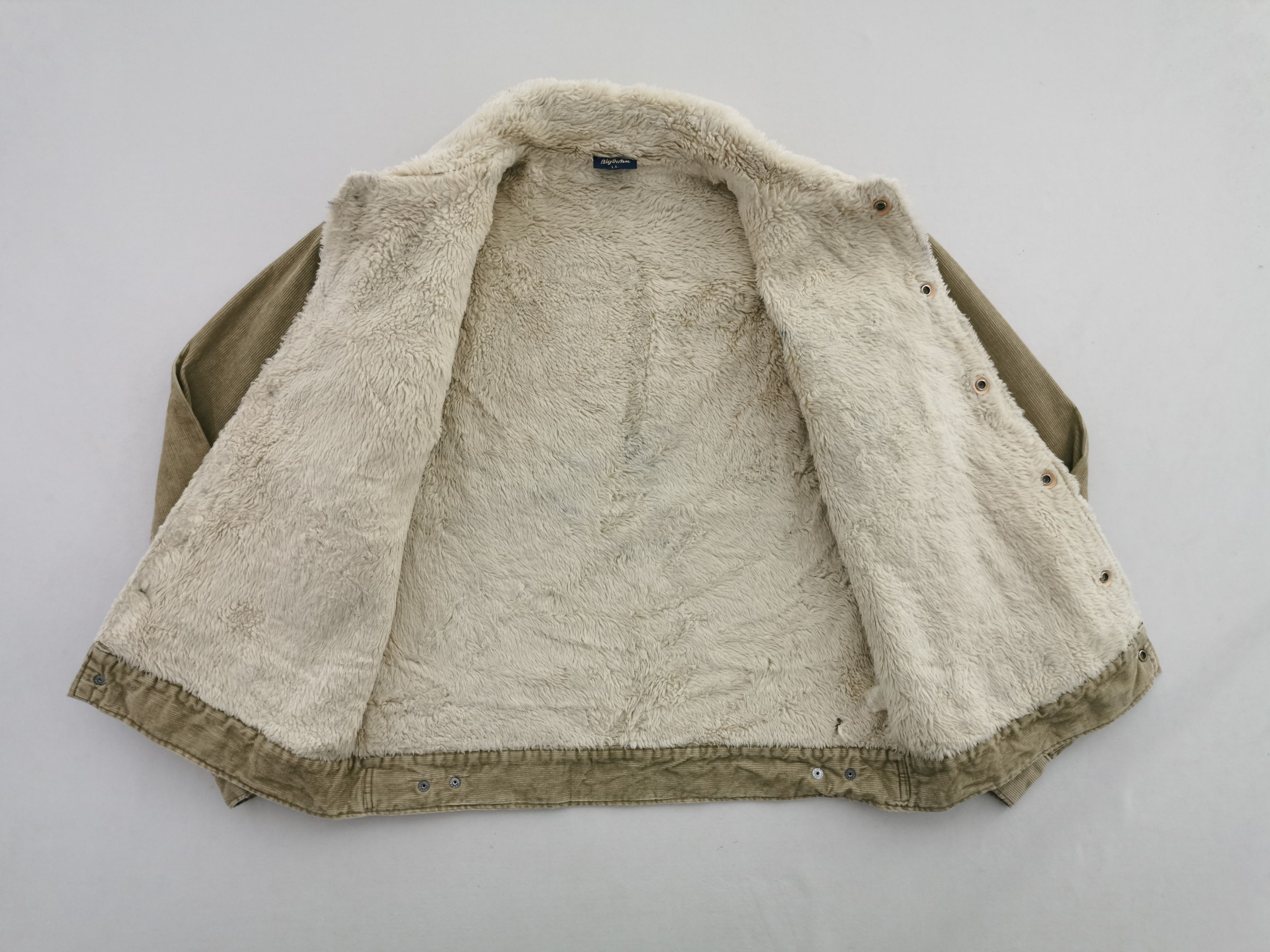 Big John Big John Corduroy Sherpa Fur Trucker Jacket Size L Size US L / EU 52-54 / 3 - 4 Thumbnail