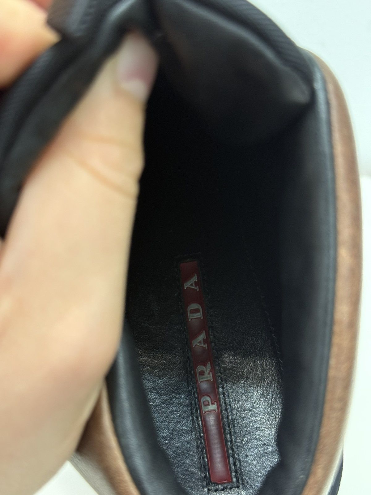 Prada Prada Brown Leather Boots Size US 8.5 / EU 41-42 - 7 Thumbnail