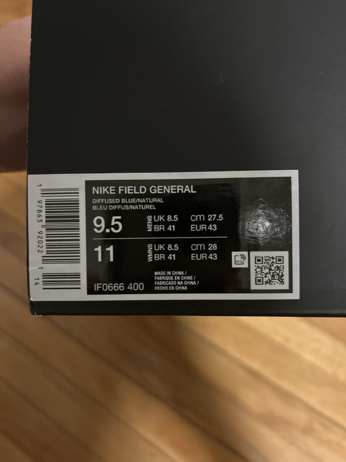 Nike Nike Field General Blue and White Size US 9.5 / EU 42-43 - 7 Thumbnail
