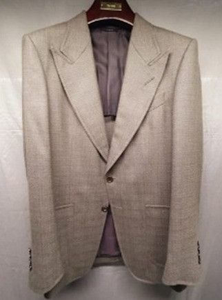 image of Tom Ford O1Loc1C0224 15Ss40Sz Jacket Other In Beige, Men's (Size Small)