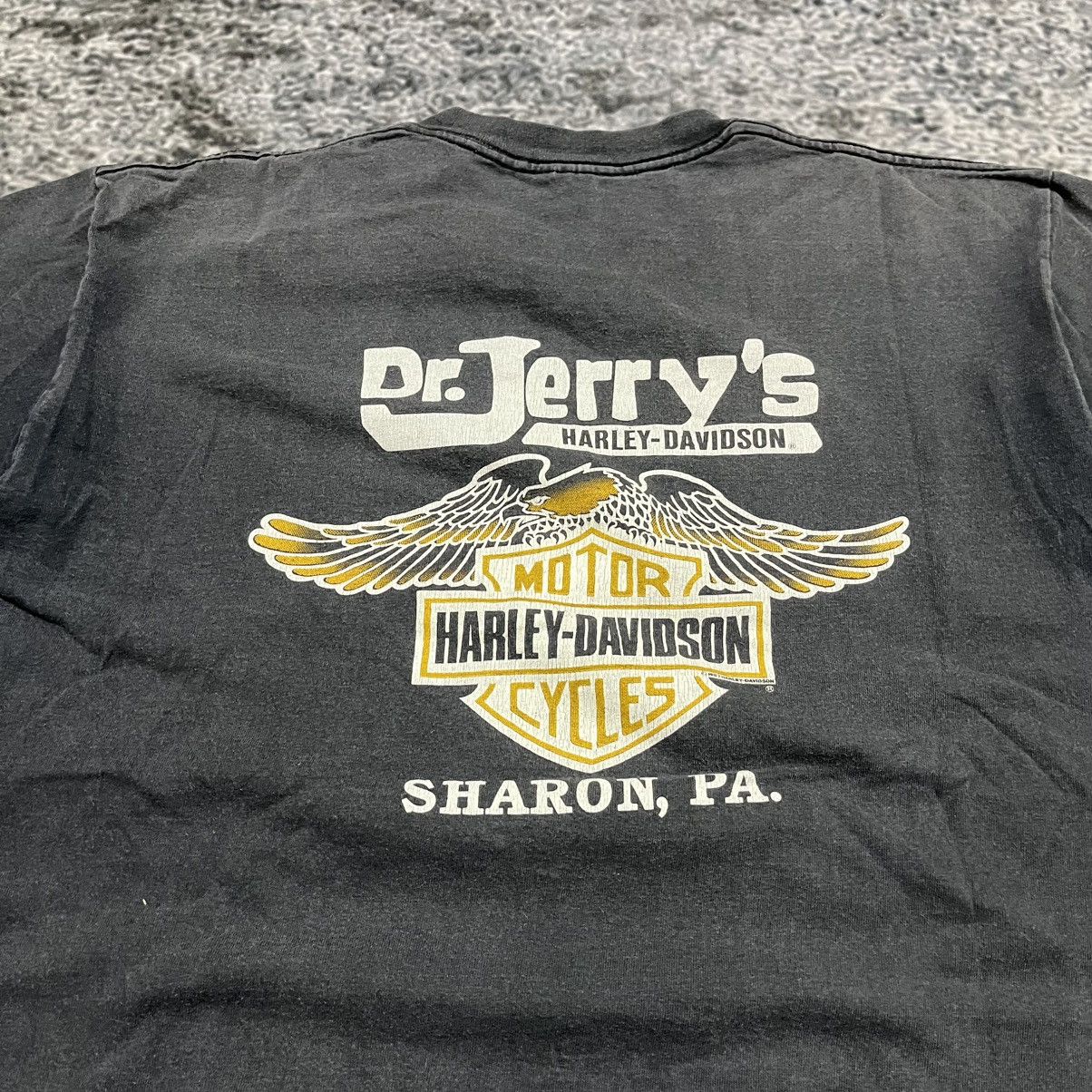 Harley Davidson VINTAGE 80s HARLEY DAVIDSON UNLEASH THE LEGEND EAGLE T SHIRT Size US M / EU 48-50 / 2 - 7 Thumbnail