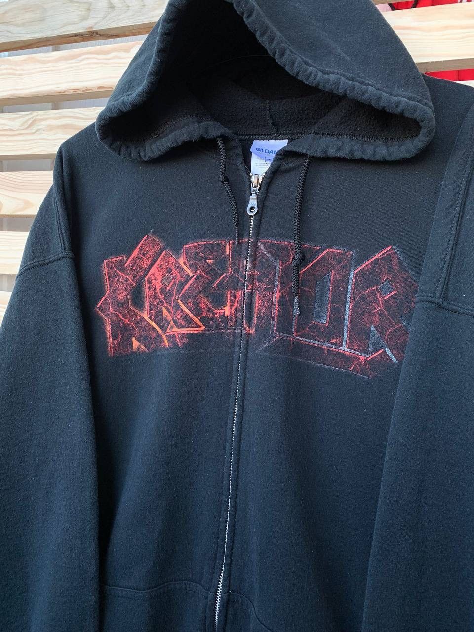 Band Tees × Vintage Vintage Kreator Zip Hoodie Y2K Metal Size US XXL / EU 58 / 5 - 9 Thumbnail