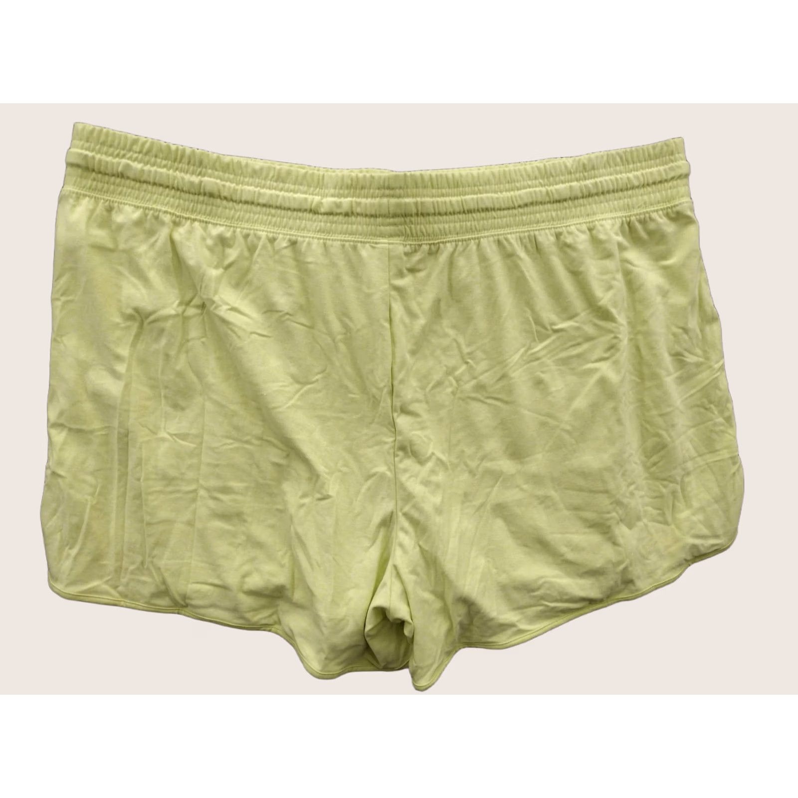 Athletic Works Athletic Works Yellow Performance Shorts Women 3XL Pockets Moisture Wicking Elastic Drawstring Relaxed Gym Shirts? Size 40" / US 18 - 1 Thumbnail