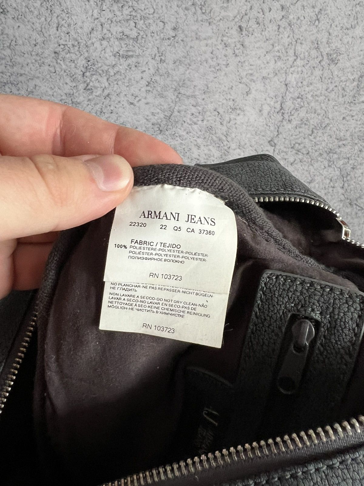 Armani Armani Jeans Handle Bag Y2K 2000s Size ONE SIZE - 9 Thumbnail