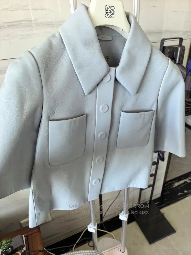 Loewe Loewe Lambskin short-sleeved jacket Size XS / US 0-2 / IT 36-38 - 6 Thumbnail