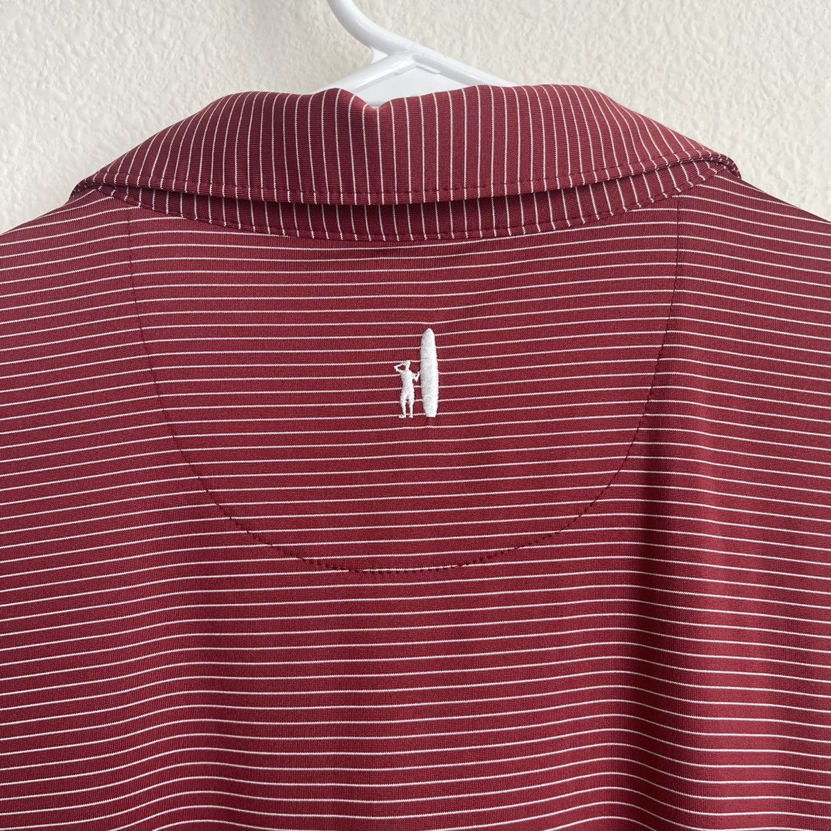 johnnie-O Johnnie O Striped Stretch OU Oklahoma Sooners Polo Size US M / EU 48-50 / 2 - 5 Thumbnail