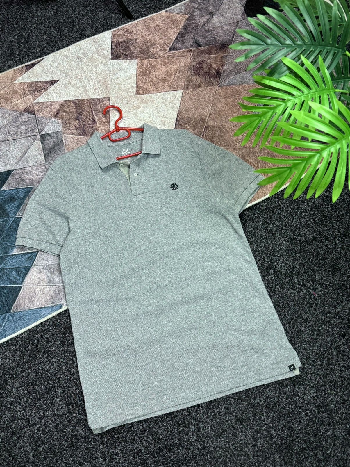 Nike Nike polo 👕 Y2K drill style size L Size US L / EU 52-54 / 3 - 1 Thumbnail