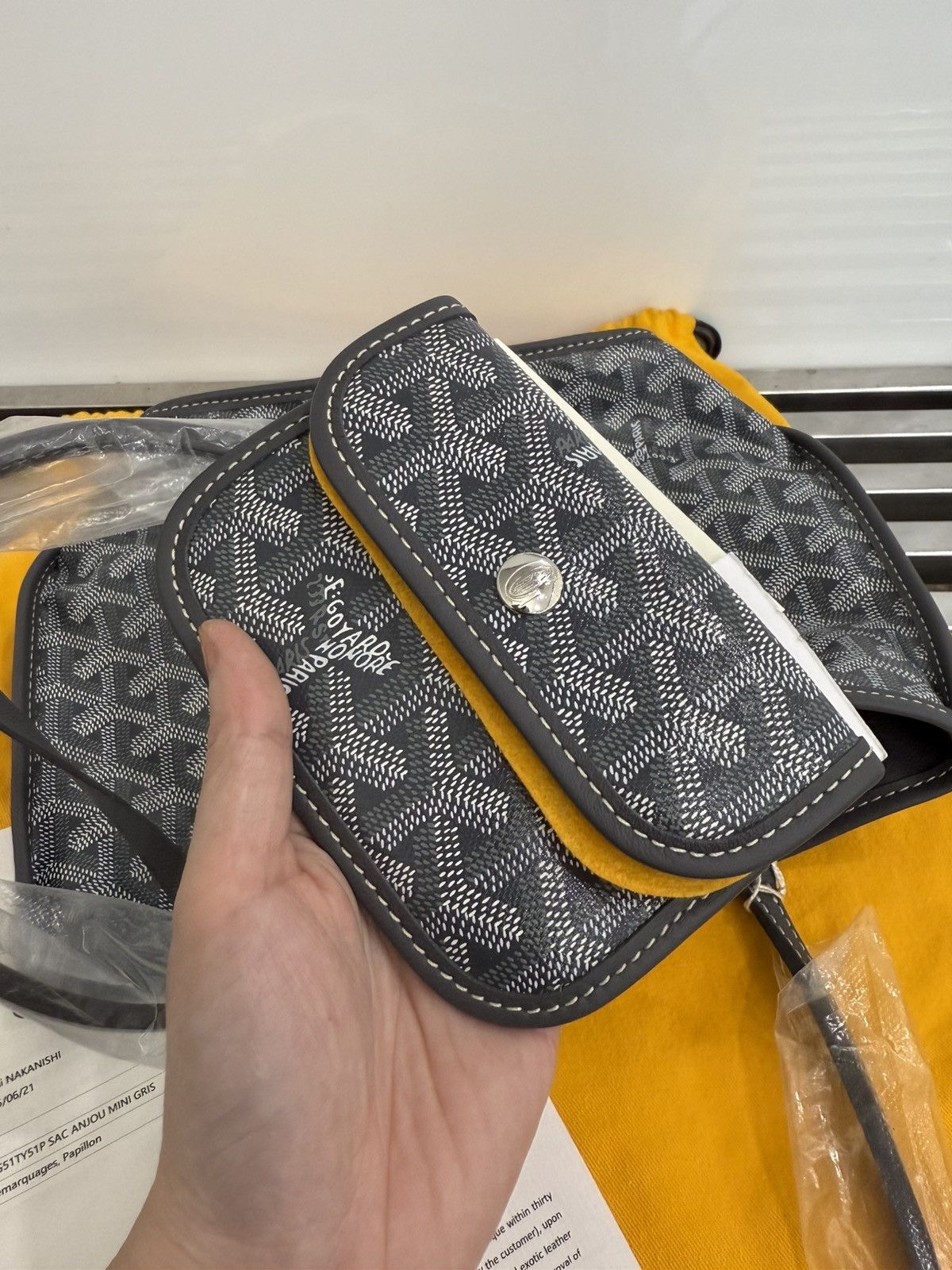 Goyard New Mini Anjou - Greg - with art work Size ONE SIZE - 10 Thumbnail