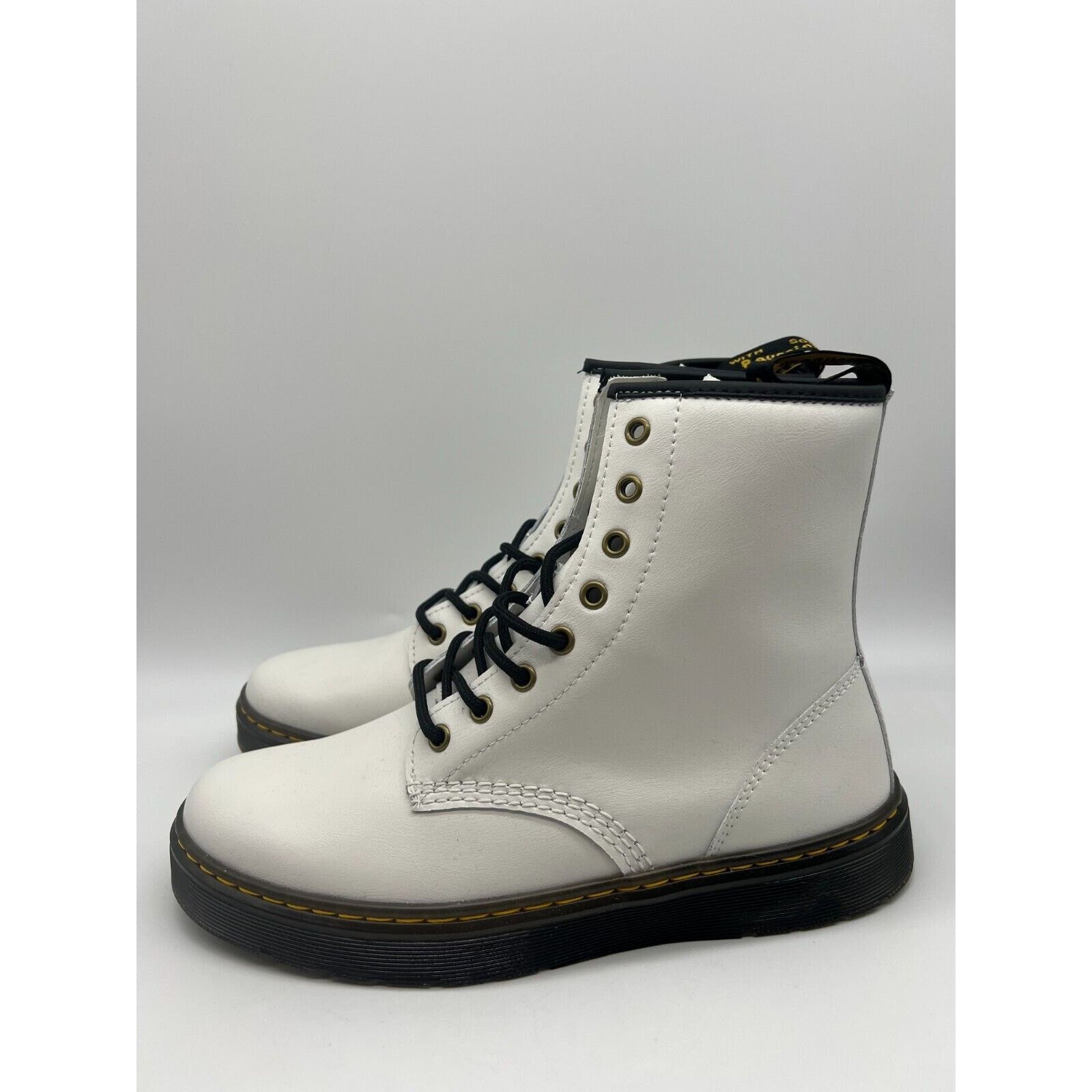 Dr. Martens Dr Martens Zavala Boots White Patent Leather Women Sz 10 NEW Size US 10 / IT 40 - 2 Thumbnail
