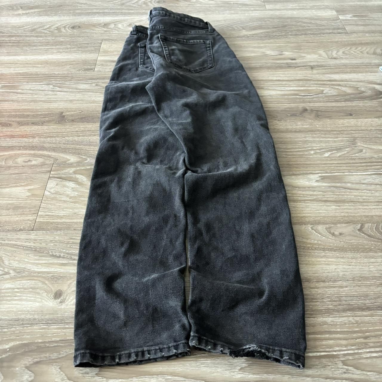 Japanese Brand Crazy Vintage Y2K/2000s Grunge Black Distressed Denim Jeans! 30x30 Size US 30 / EU 46 - 4 Thumbnail
