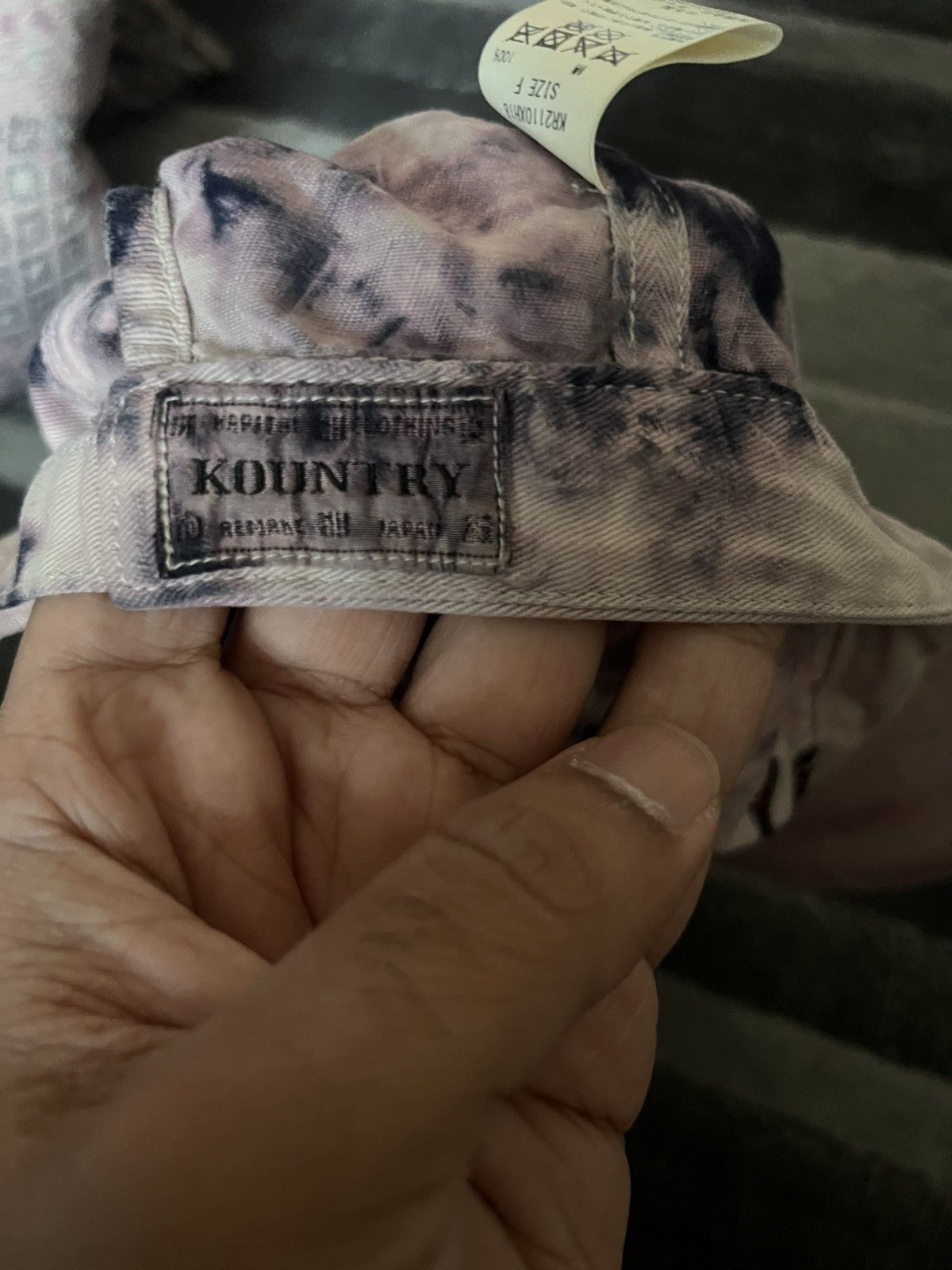 Kapital kapital rain skull embroidery cap hat pink tie dyed limited Size ONE SIZE - 7 Thumbnail