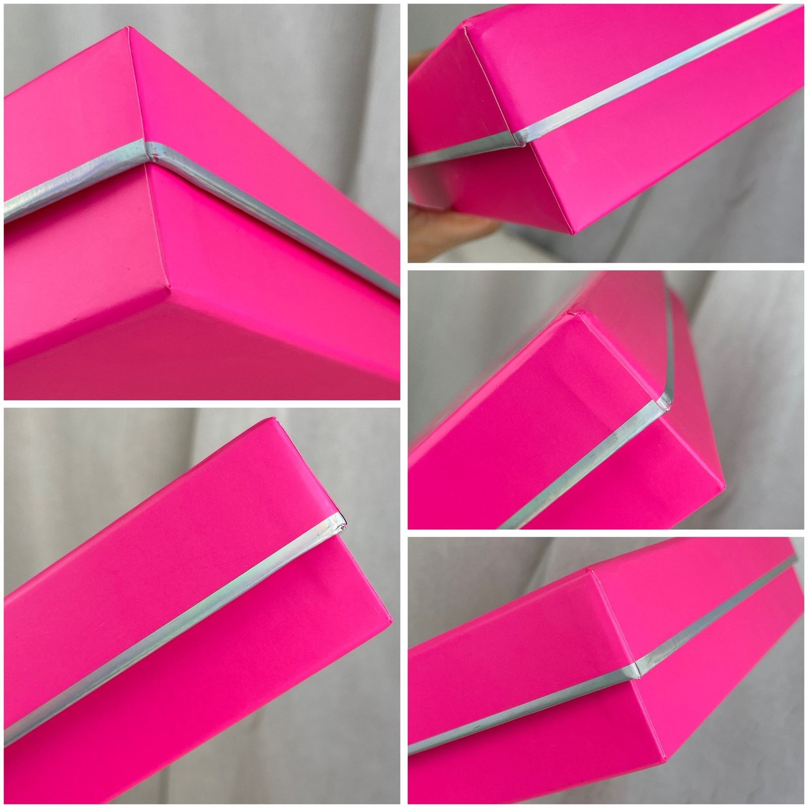 Victoria's Secret Victoria’s Secret PINK Storage Gift Decor Box Silver Bow Size ONE SIZE - 23 Thumbnail