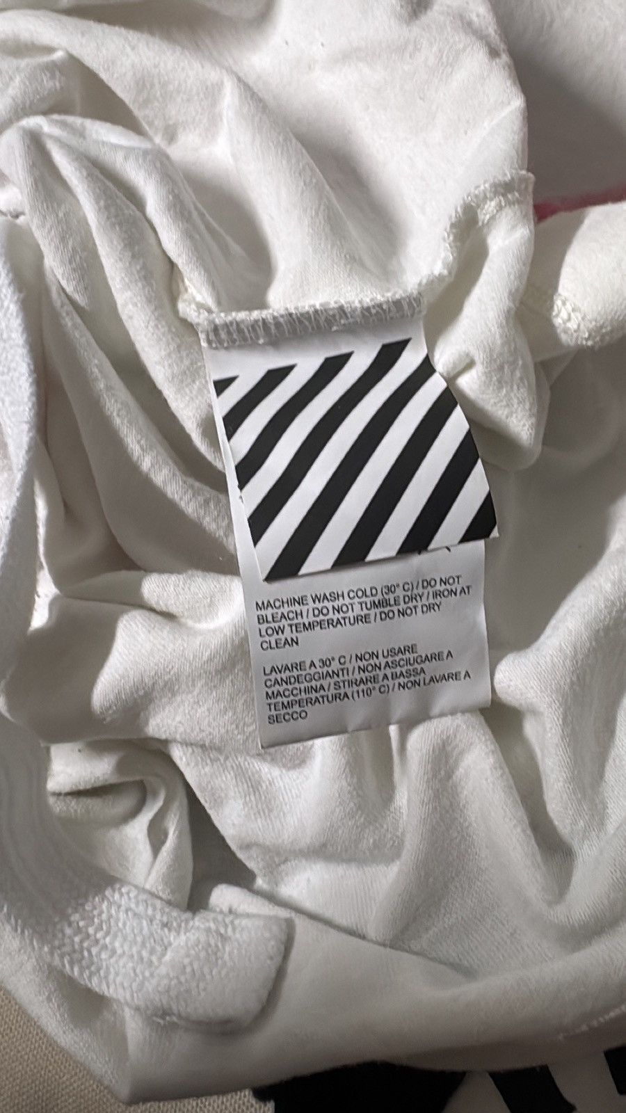 Off-White OFF-WHITE 'Impressionism' Diag Stencil Long Sleeve Shirt Size US M / EU 48-50 / 2 - 7 Thumbnail