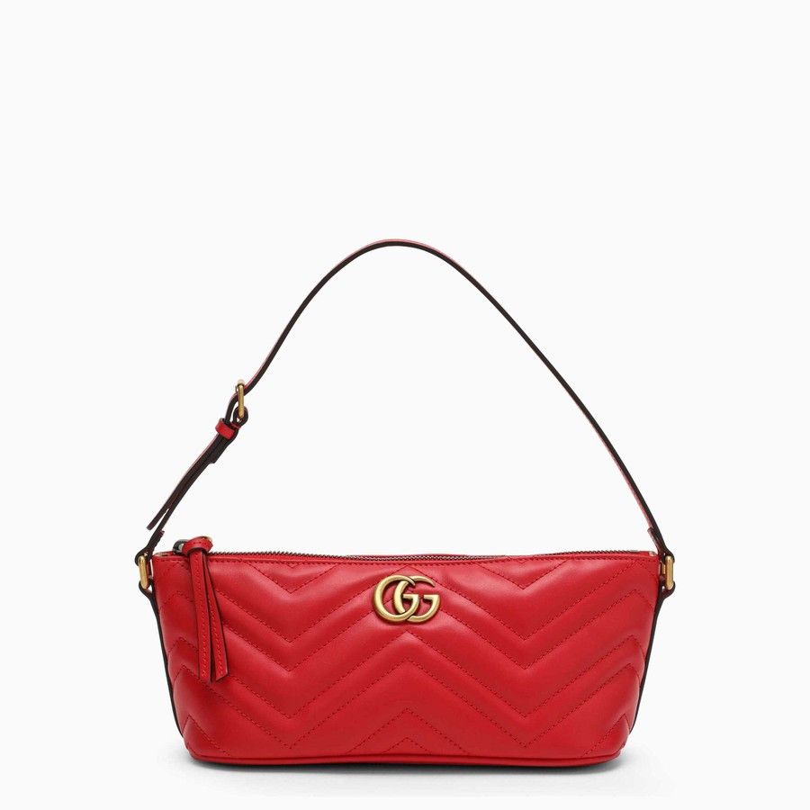 Gucci o1d2blof0824 Size: OS / GG Marmont Small Shoulder Bag in Red Size ONE SIZE - 1 Thumbnail
