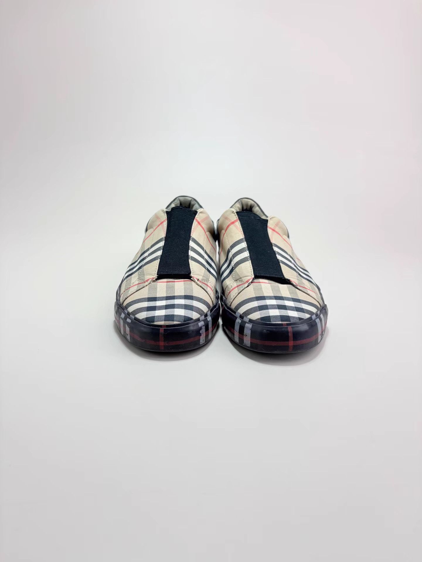 Burberry BURBERRY Check Low-Top Sneakers Size US 7.5 / EU 40-41 - 2 Thumbnail