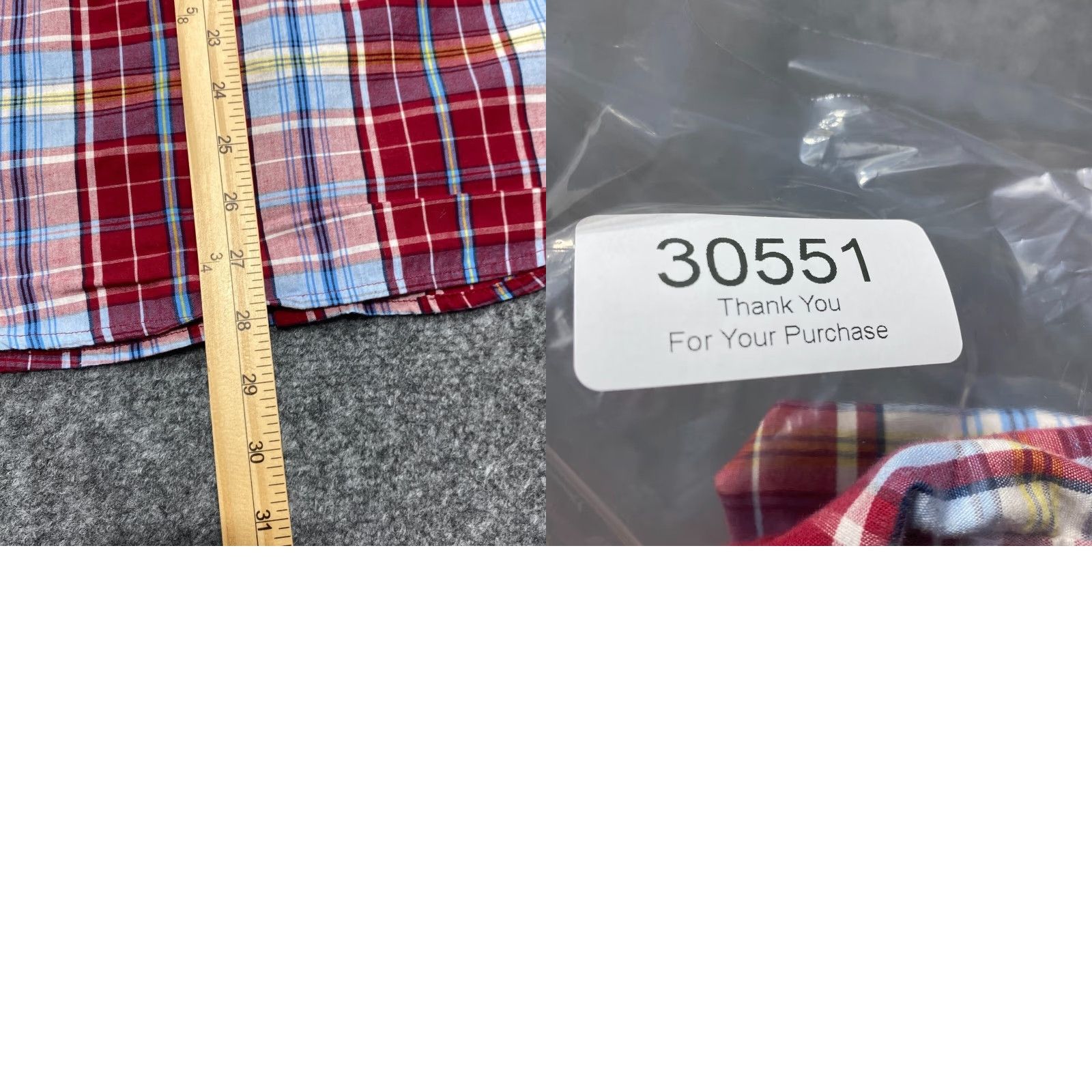 Levi's Levis Shirt Men M Red Plaid Pearl Snap Western Cowboy Flap Pocket Button-Up Short Sleeve Crew Neck Collared Size US M / EU 48-50 / 2 - 8 Thumbnail