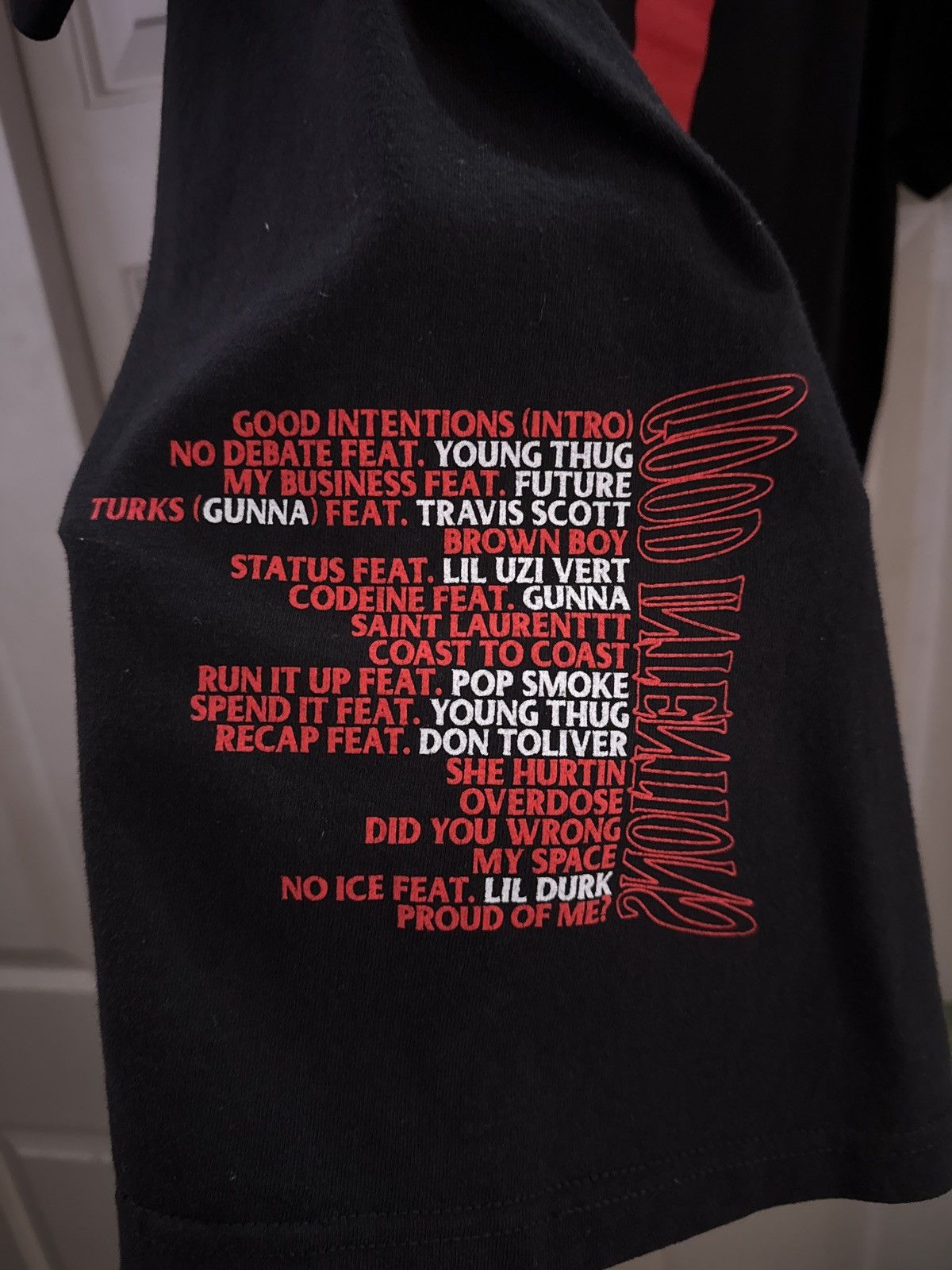 Vlone Nav x Vlone Bad Habits But Good Intentions Tee Size US XL / EU 56 / 4 - 2 Thumbnail