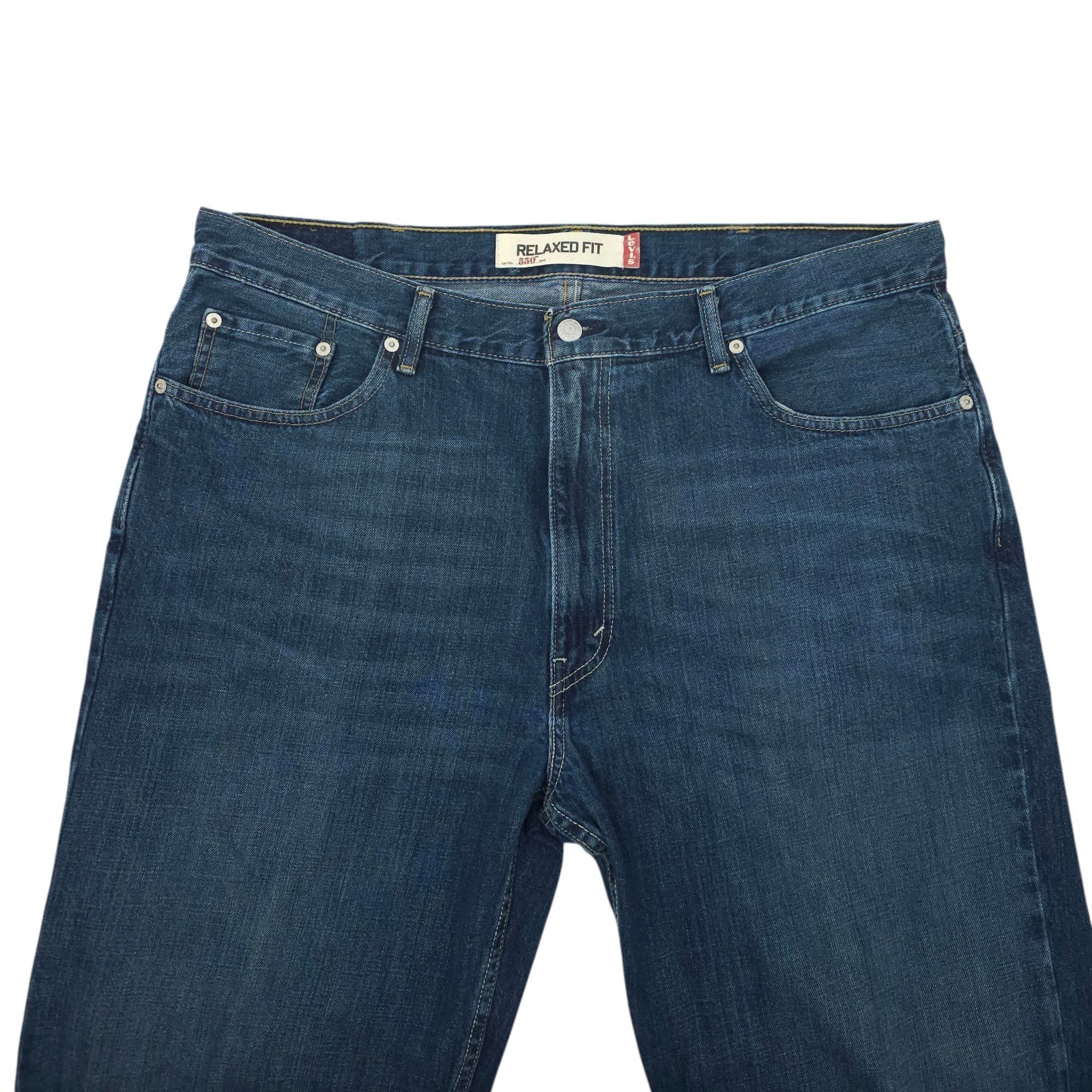 Levi's Levis 550 Relaxed Fit Jeans Mens 40 x 33 Dark Wash Tapered Size US 40 / EU 56 - 9 Thumbnail