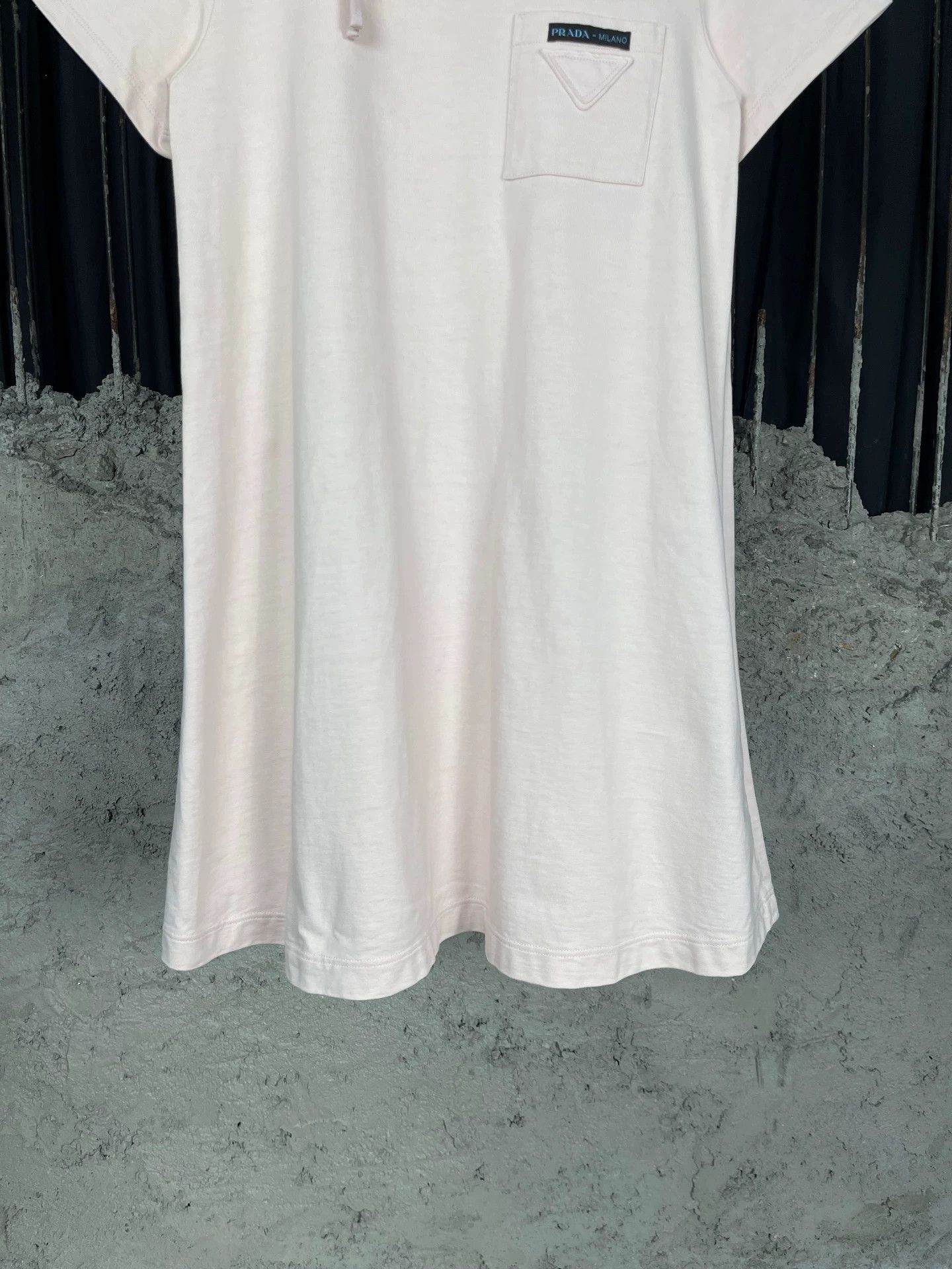 Prada Prada Blush Pink Bow Dress 40 99 New Size S / US 4 / IT 40 - 4 Thumbnail