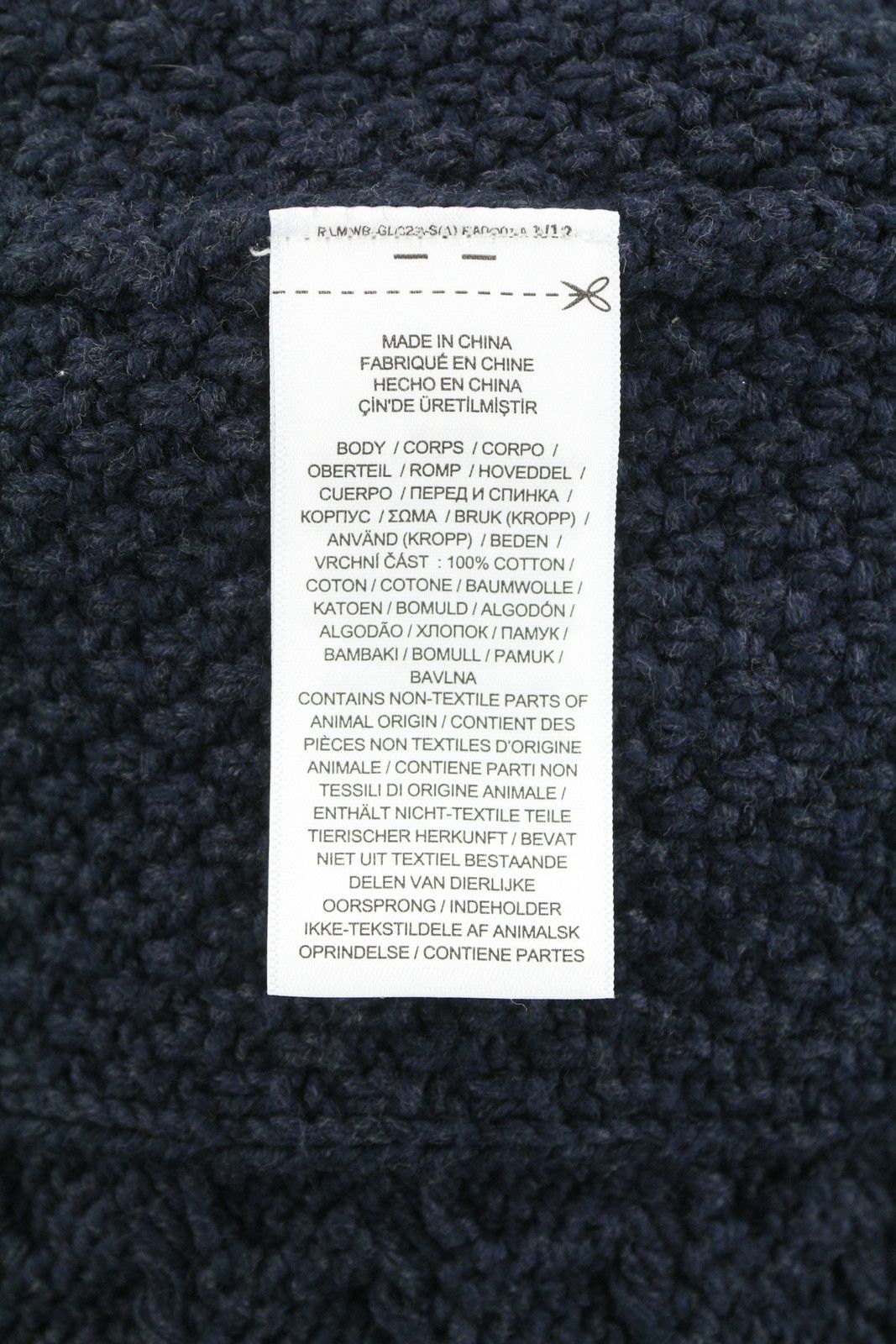 Ralph Lauren Dark Blue L Cable Knit Button Cardigan 86942 Size US L / EU 52-54 / 3 - 10 Thumbnail