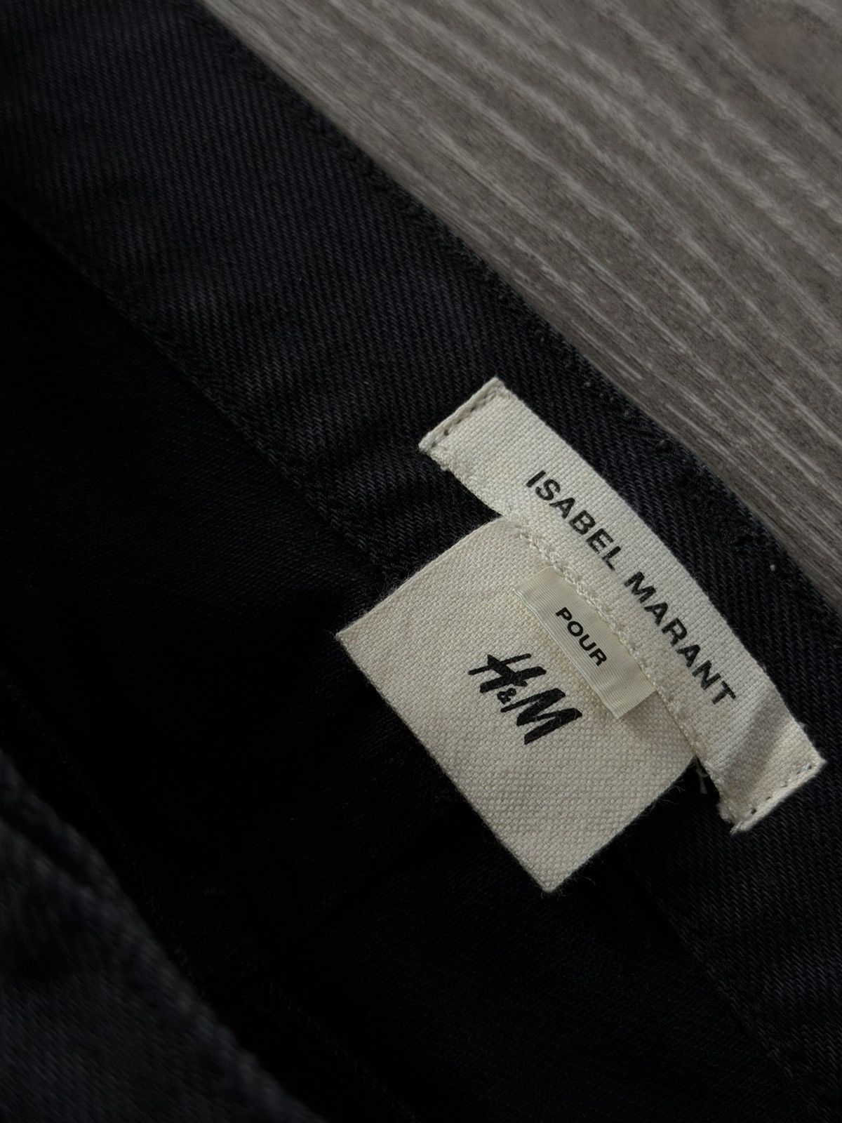 Isabel Marant Isabel Marant x H&M Embroidered Western Black Denim Jeans Size US 33 - 14 Thumbnail