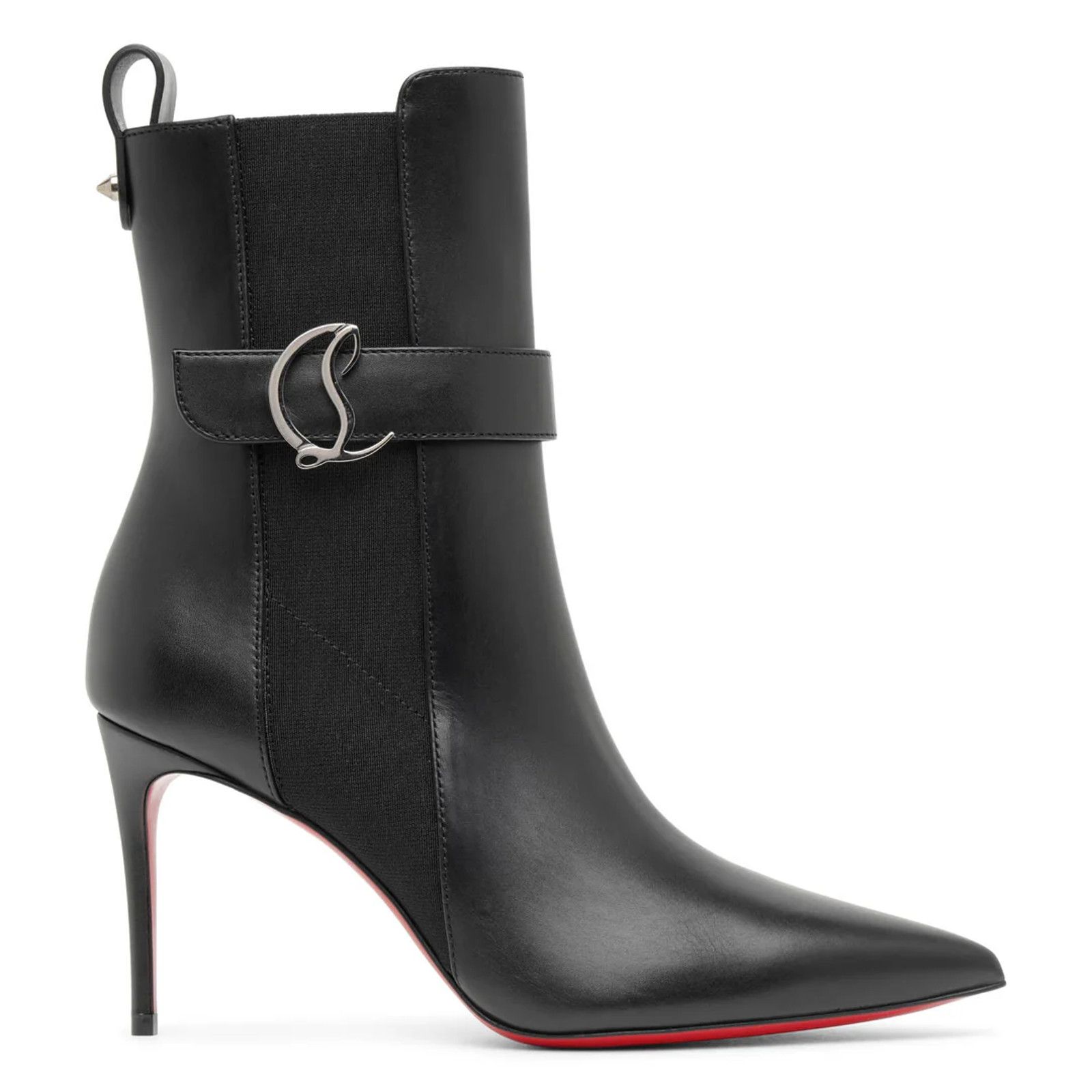 Christian Louboutin Christian Louboutin SO CL Chelsea Booty 85 Black Leather Size US 7.5 / IT 37.5 - 1 Thumbnail