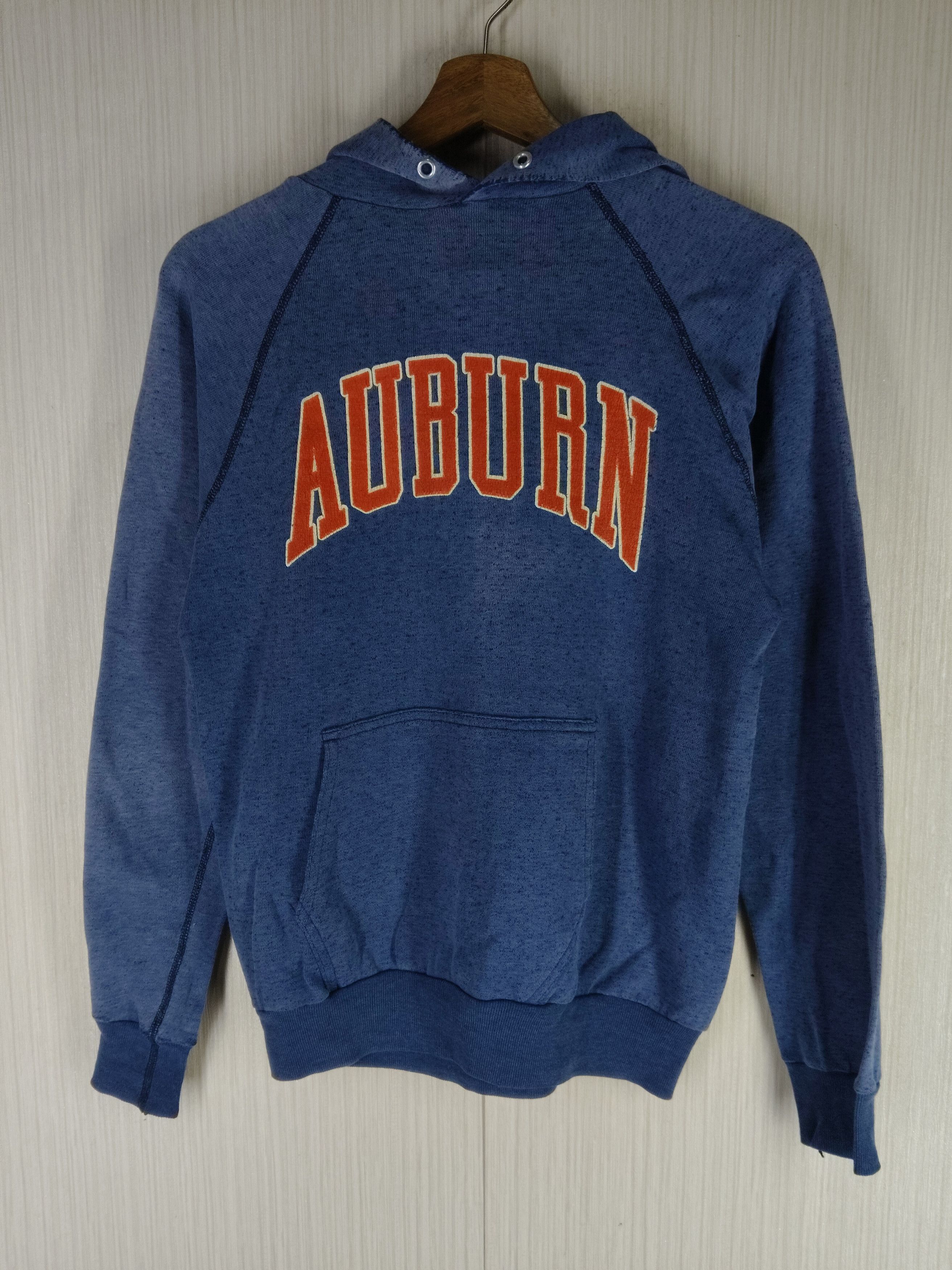 Other Rare Vintage 70s Auburn SpellOut Hoodie Sweatshirt Size US M / EU 48-50 / 2 - 1 Thumbnail