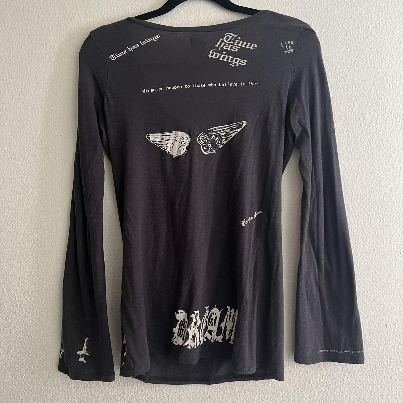 Le Grande Bleu (L.G.B.) L.G.B dark grey graphic long sleeve | Grailed