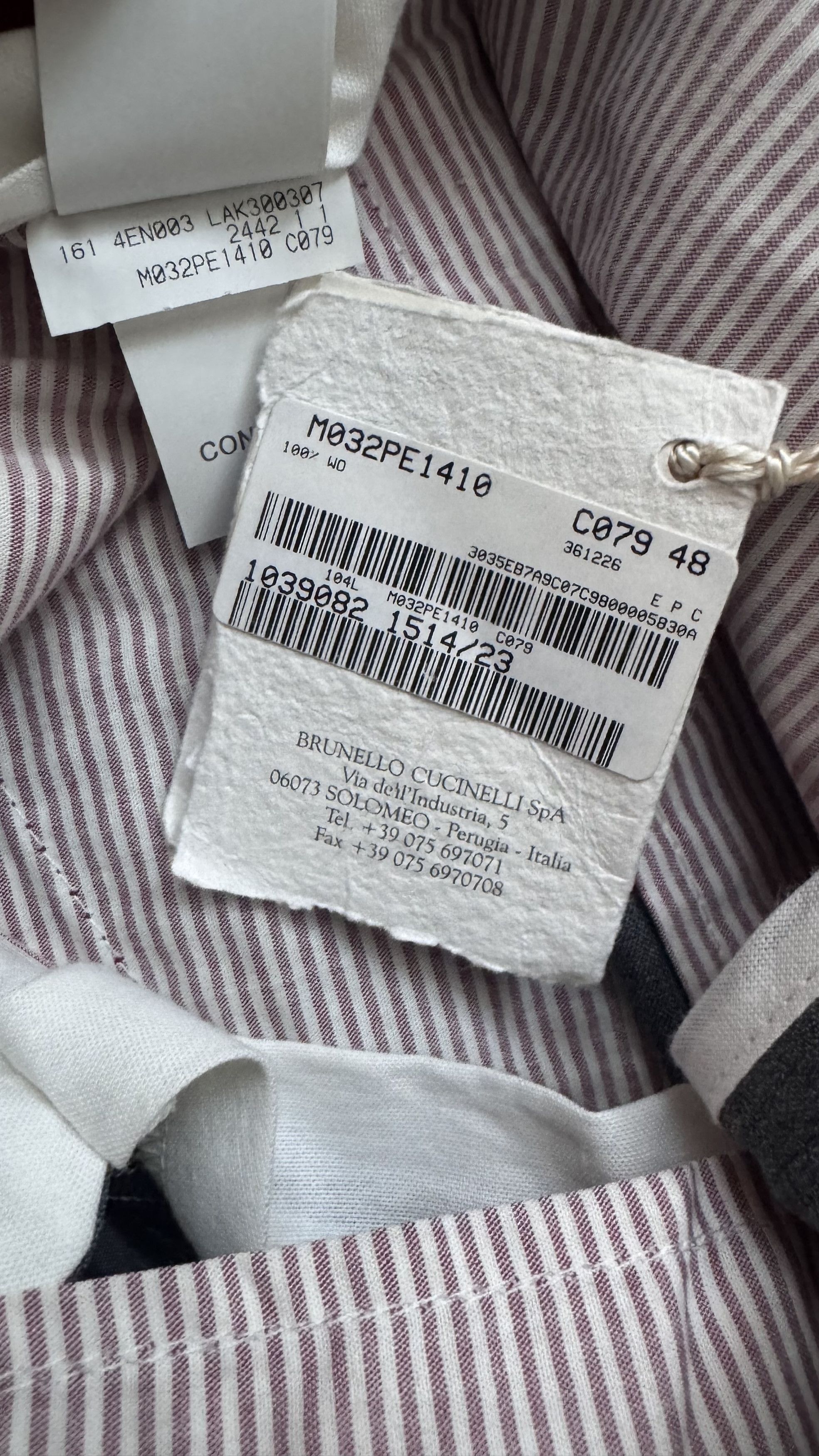 Brunello Cucinelli Lightweight-wool double-pleated joggers Size US 32 / EU 48 - 9 Thumbnail