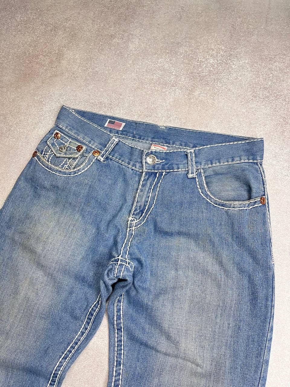 Other QUICK SALE⚡️VINTAGE TRUE RELIGION BAGGY FLARED JEANS Y2K 34 Size US 34 / EU 50 - 5 Thumbnail