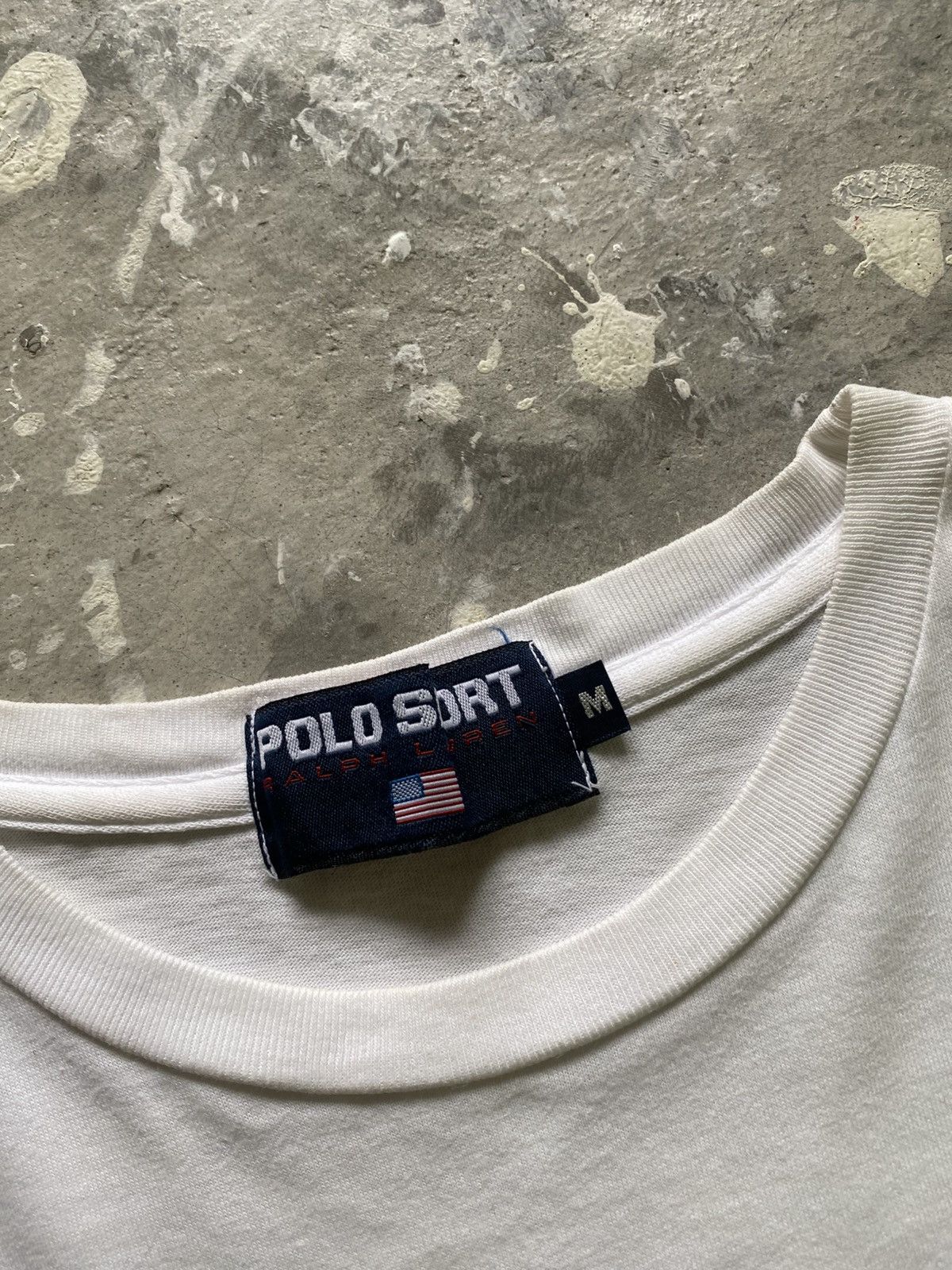 Polo Ralph Lauren × Ralph Lauren × Vintage Vintage 90s Polo Sport Ralph Lauren Tee Size US M / EU 48-50 / 2 - 6 Thumbnail