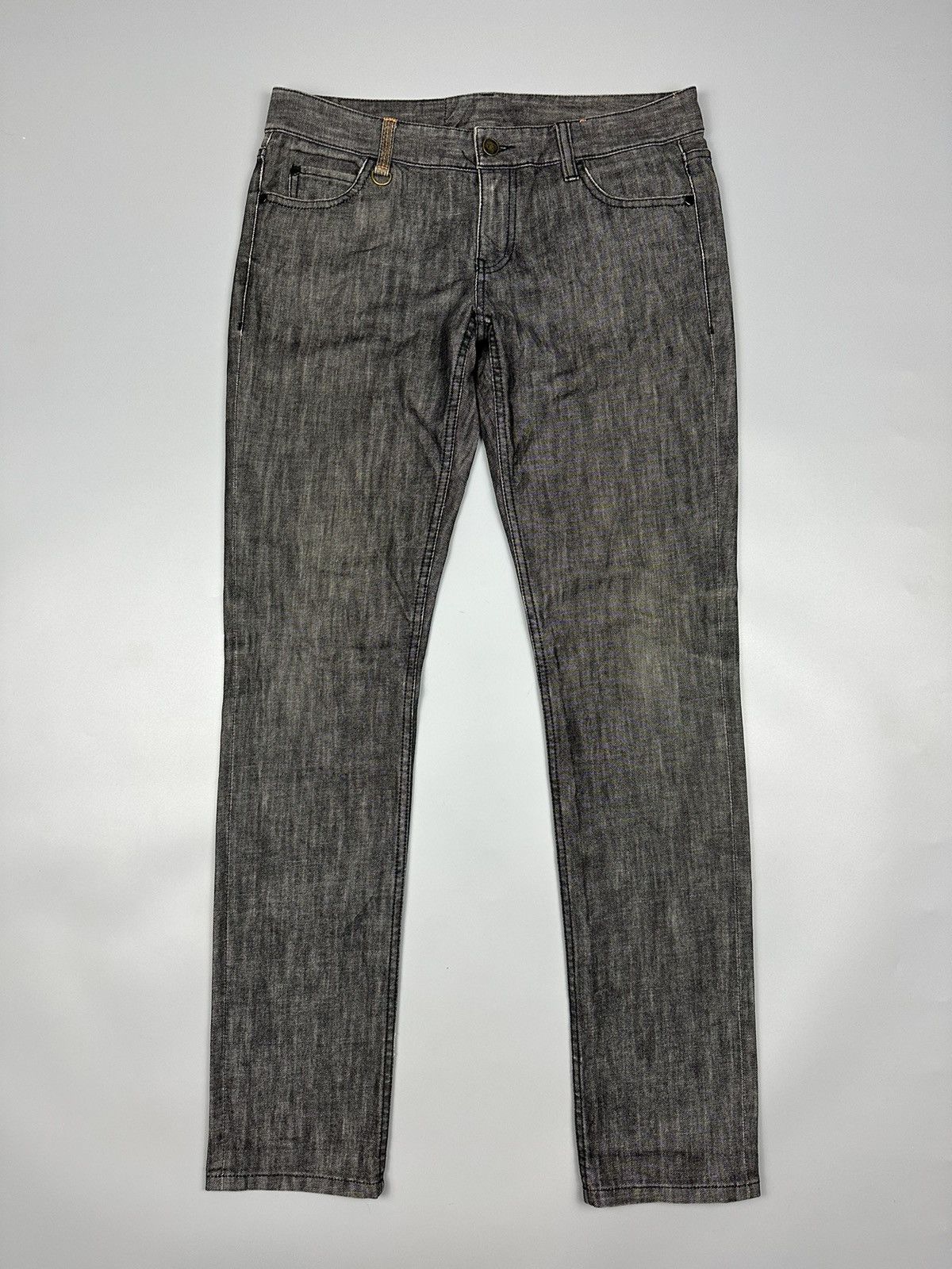Designer × Yohji Yamamoto Y-3 007 Yohji Yamamoto Black Denim Size US 32 / EU 48 - 1 Thumbnail