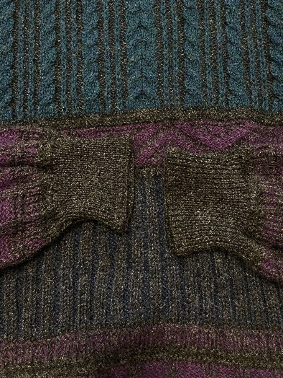 Pendleton Vintage LOBO Wool Sweater Textured Knit Oversize 90s, USA Size US L / EU 52-54 / 3 - 7 Thumbnail