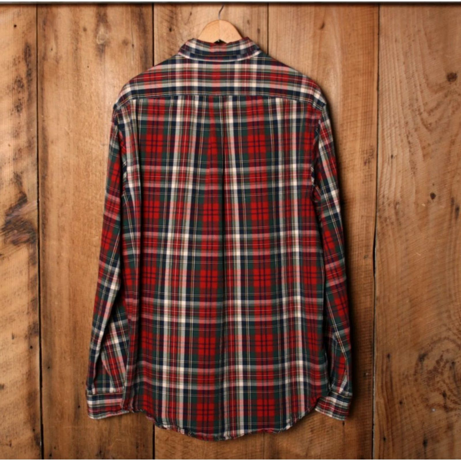 Polo Ralph Lauren POLO RALPH LAUREN Shirt Plaid Long Sleeve Button-Front XL Cotton Classic Men Size US XL / EU 56 / 4 - 5 Thumbnail