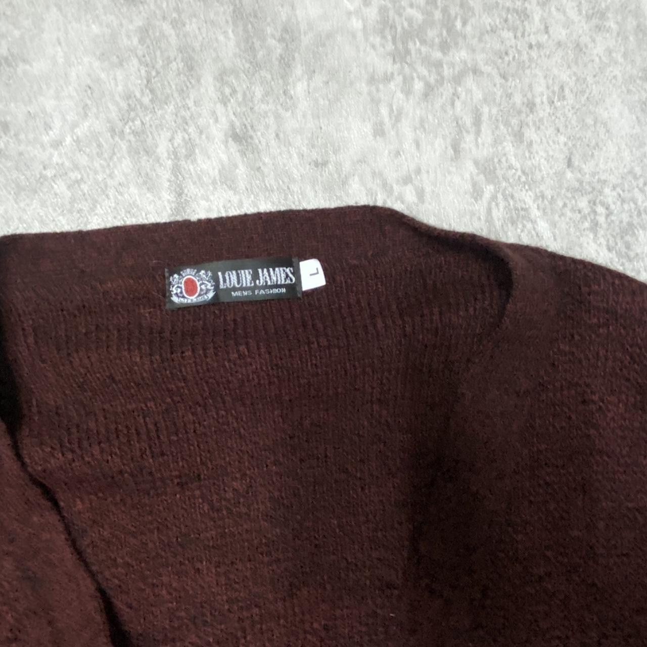 Other Brown and blue vintage cardigan cardigan Size US L / EU 52-54 / 3 - 3 Thumbnail