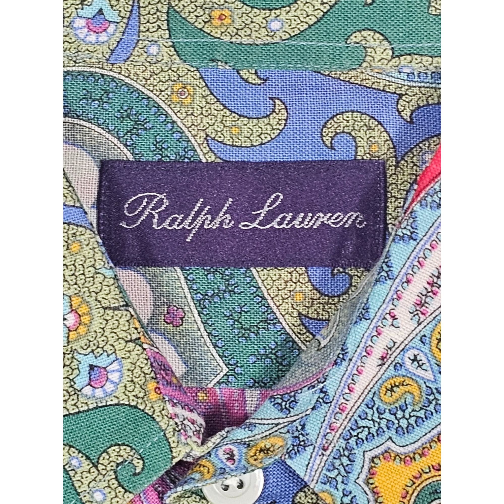 Ralph Lauren Purple Label Paisley Size US XL / EU 56 / 4 - 2 Thumbnail