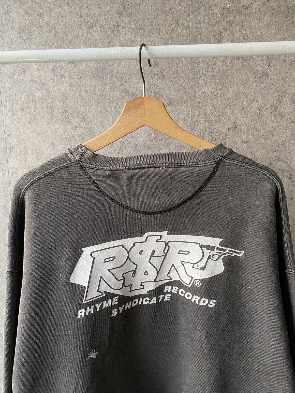 Rap Tees Vintage 90s Syndicate Rhyme Records ICE-T Rapper Sweatshirt Size US L / EU 52-54 / 3 - 10 Thumbnail