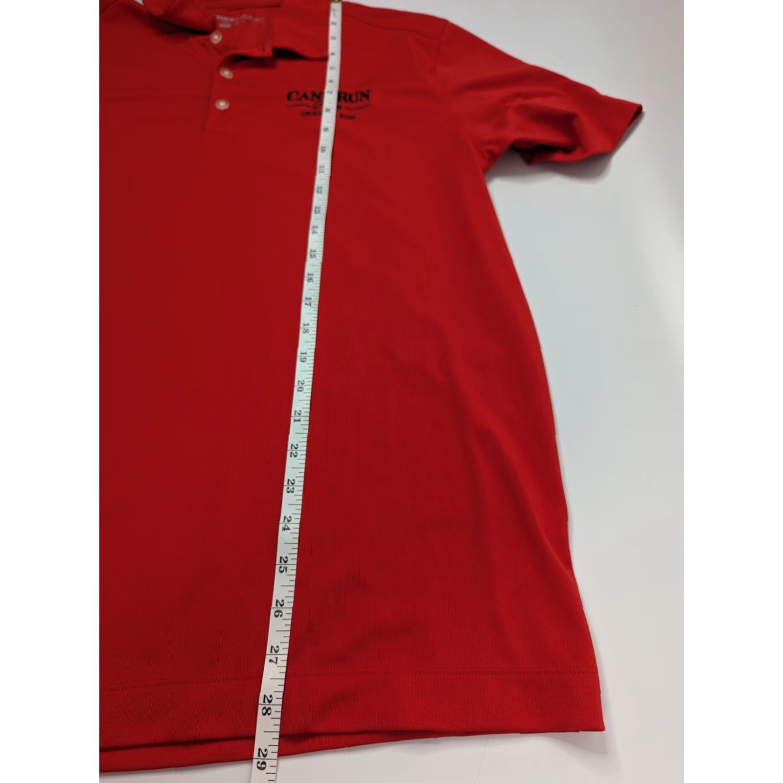 Nike Nike Golf Polo Shirt CANE RUN ESTATE ORIGINAL RUM Red 637167 M Nike Dri-Fit Men Short Sleeve Collared Polo Shirt Golf 100% Polyester Size M Red Size US M / EU 48-50 / 2 - 6 Thumbnail