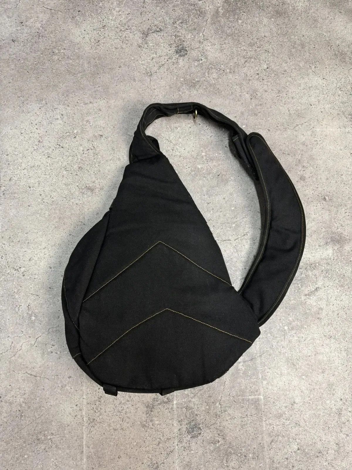 Issey Miyake Retro Cargo Bag Vintage Fur Sling with Pockets Diesel style Size ONE SIZE - 8 Thumbnail